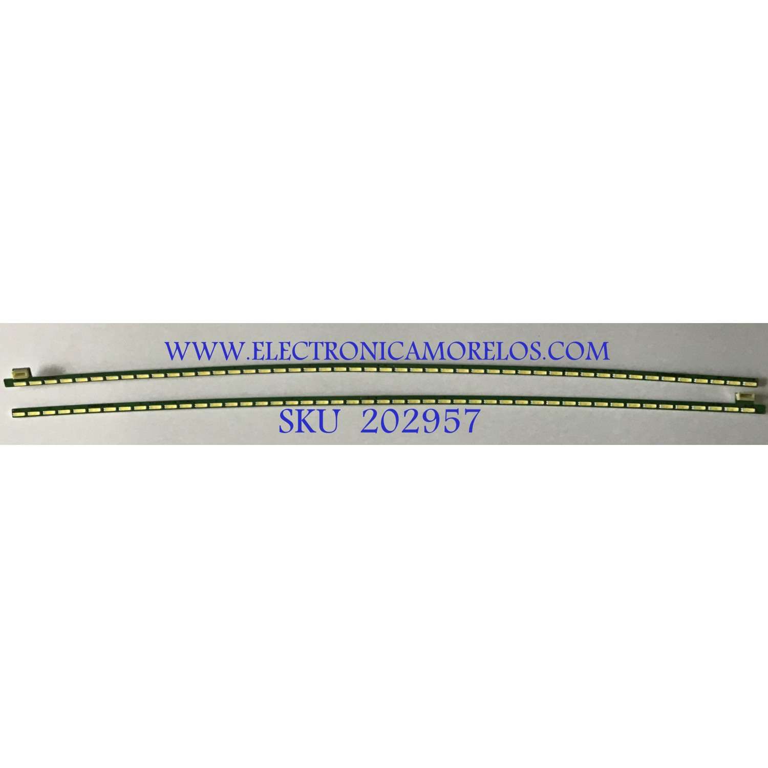 KIT DE LEDS PARA MONITOR LG (2 PIEZAS) / 4GNF32H8YGND25J2 / 340MHJ REV0.1 / 6916L-2943A / 6916L-2944A / PANEL LM340WW2(SS)(C1) / MODELO 34GL750-BB.AUSOMPW