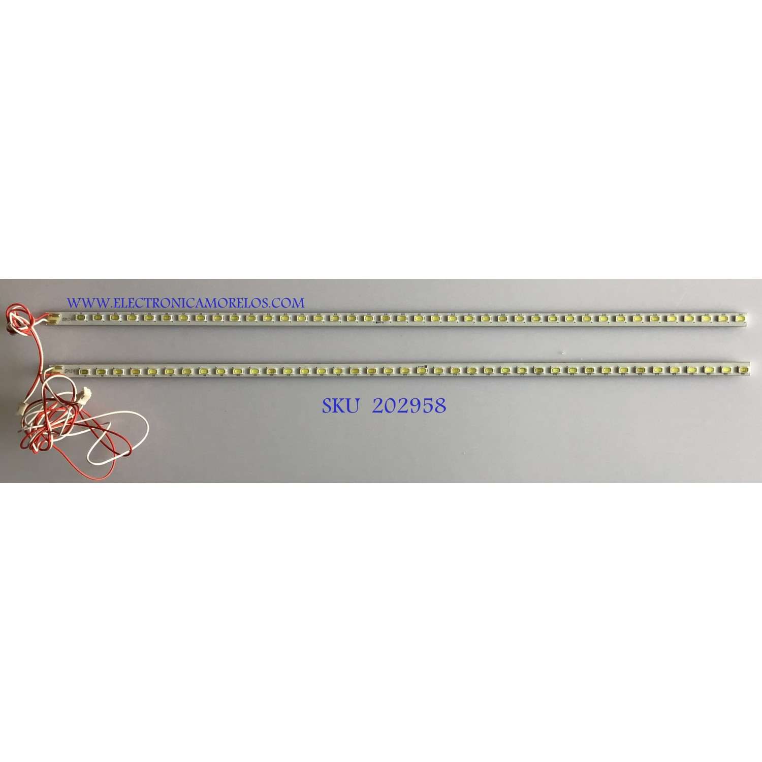 KIT DE LEDS PARA TV RCA (2 PIEZAS) / 8442290100-L / 8442290200-R / PANEL V315B6-L01 / MODELO LED32A30RQ