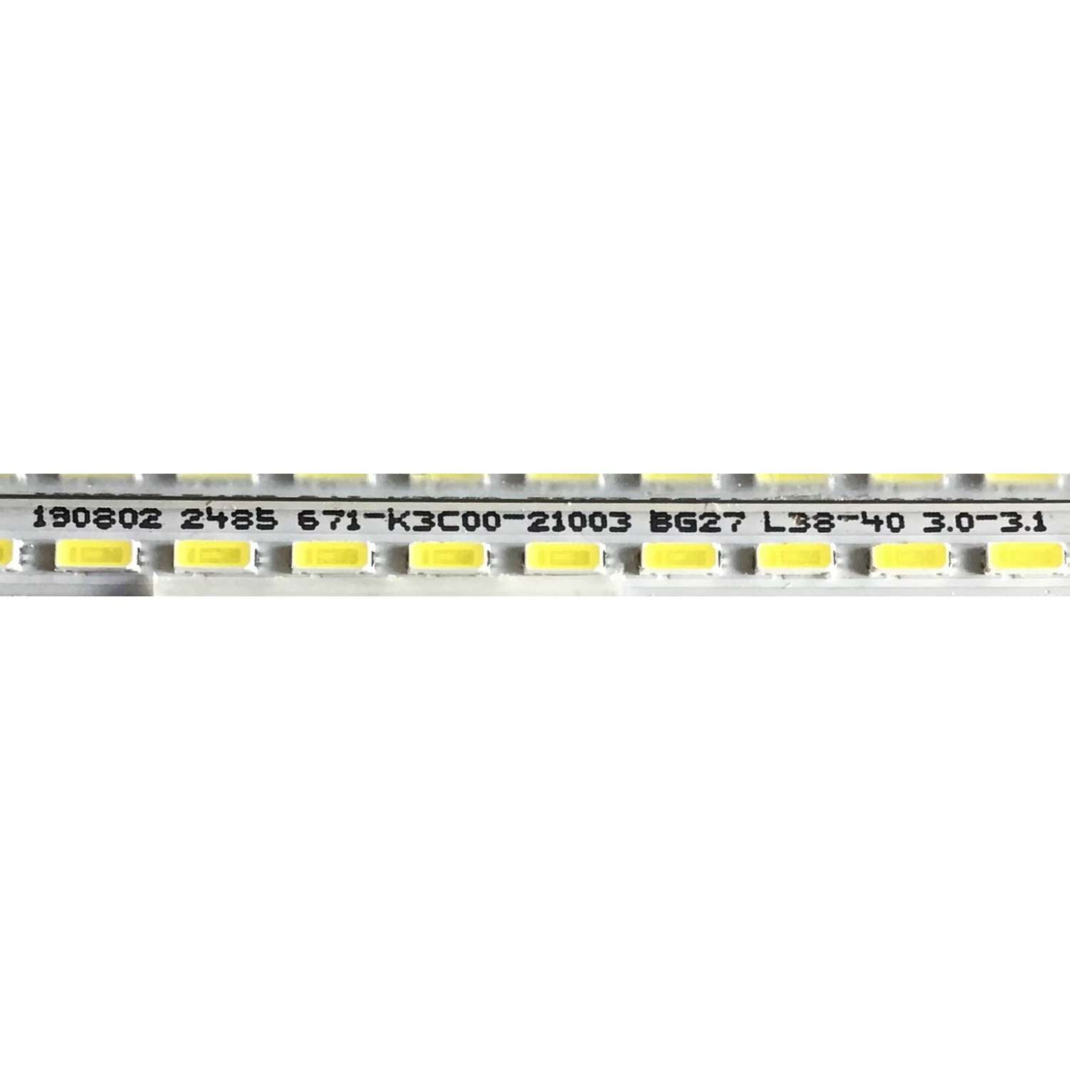 LED PARA MONITOR VIOTEK (1 PIEZA) / D0J.E320.10053-240MA-48V-B01 / 190802 / 671-K3C00-21004 / 671-K3C00-21003 / PANEL LSM315HP03-G03 / MODELO NB32CB - Imagen 2