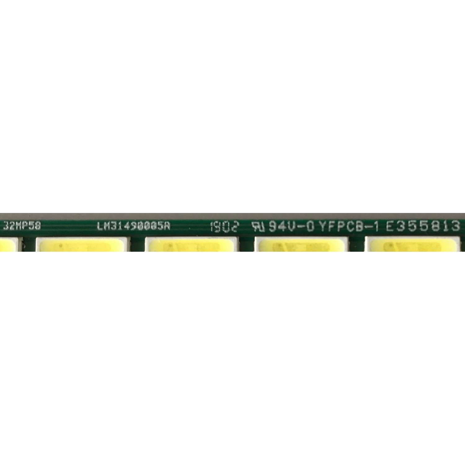 LED PARA MONITOR LG (1 PIEZA) / LM31490005A / 32MP58 / 2D03145 REV.C / M08-XX32085-1884N-3145C / PANEL LGM320EB41 / MODELO 32MA70HY-PA.AUSEESN / 32MP58HQ-PB.AUSEJVN / 32MA68HY-P - Imagen 2