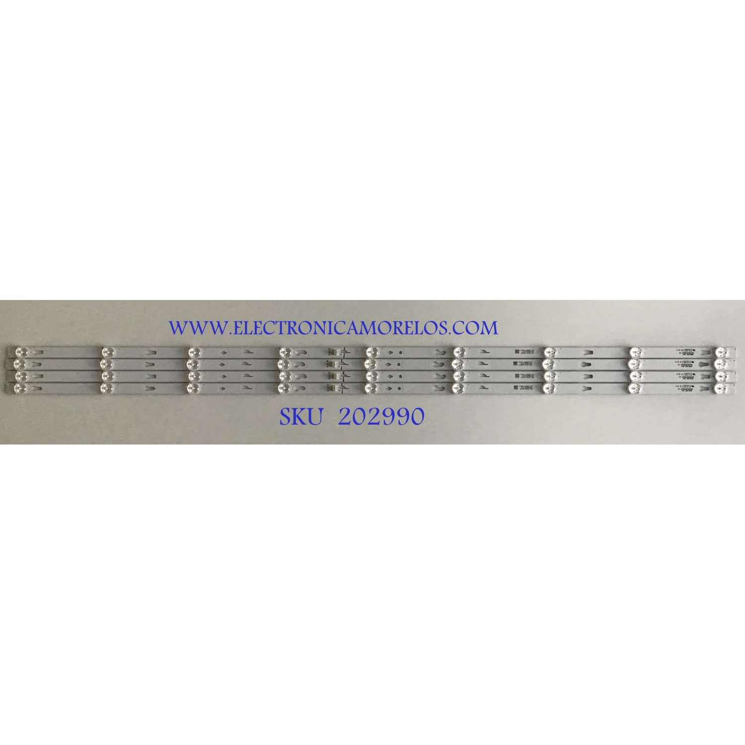 KIT DE LEDS PARA TV JVC (4 PIEZAS) / 4C-LB500T-HR4C / 50HR332M09A0 V0 / 50D1200 / LE0N06R0-D-K / PANEL LVF500CMDX / MODELO S150FS / 96CM
