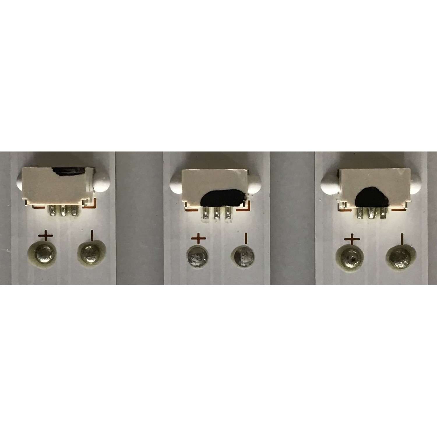 KIT DE LED'S PARA TV HKPRO ((3 PIEZAS)) / NUMERO DE PARTE TL43JTX332M08A0 V0 / PC64366B / 035-430-3030-A / E320262 / PANEL LVF430CSD0 E1 V54 / MODELO HKP43F16 - Imagen 3