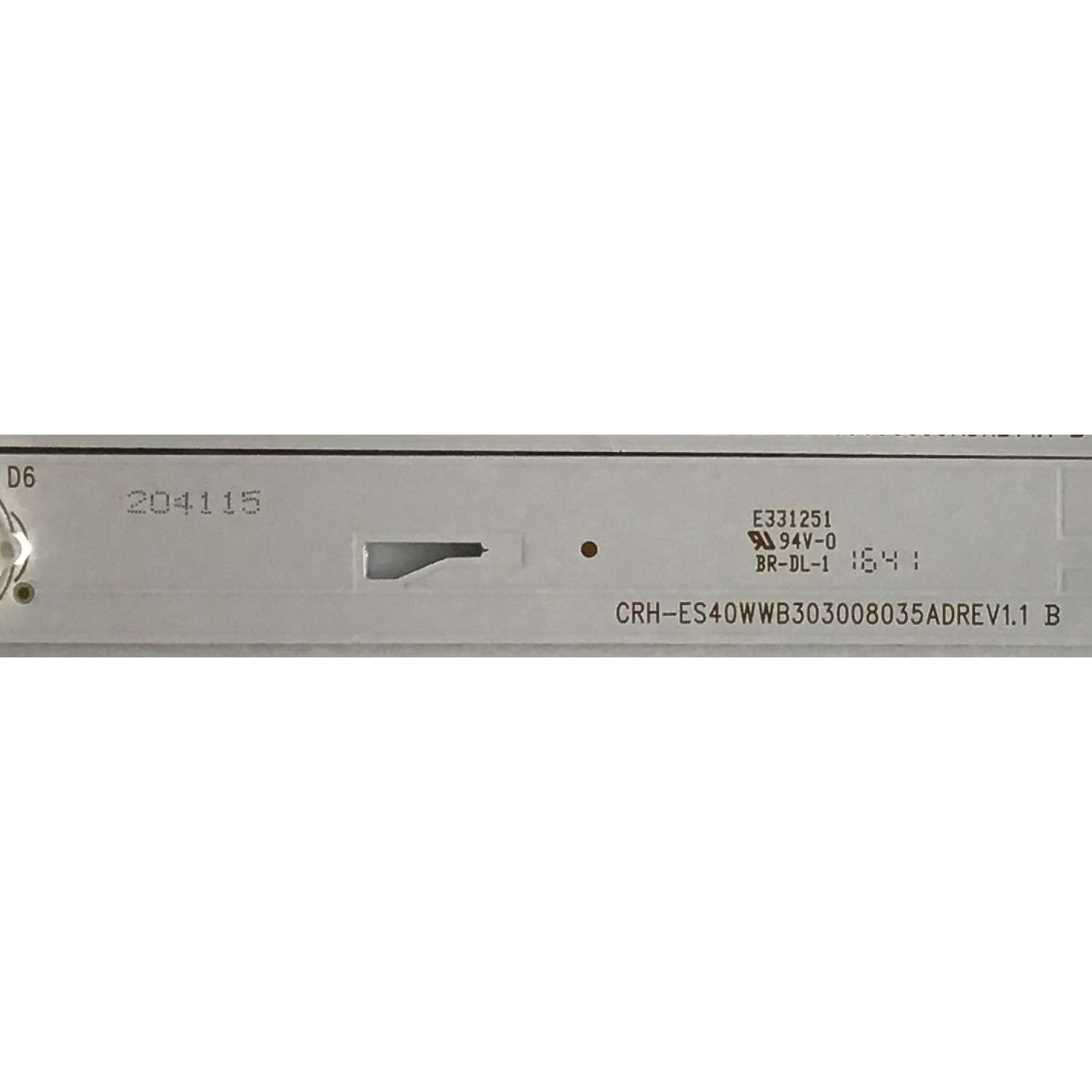 KIT DE LED'S PARA TV KALLEY ((3 PIEZAS)) / NUMERO DE PARTE CRH-ES40WWB303008035ADREV1.1 B / ECHOM-4640WW007 / CRH-ES40WWB303008035ADREV1.1 / 204367 / PANEL LVF400SSDE E4 V58 / MODELO KLED40FHD - Imagen 3