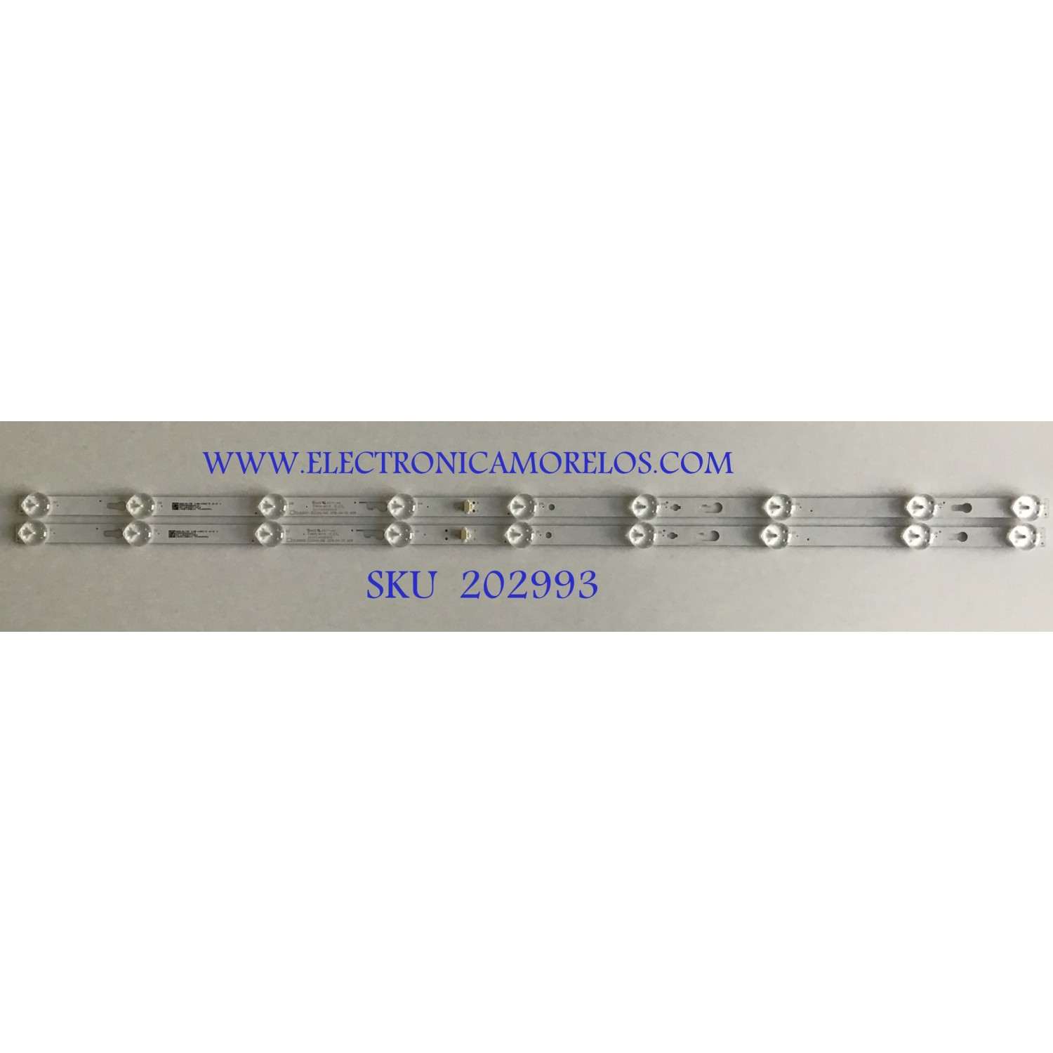 KIT DE LEDS ORIGINAL PARA TV HKPRO 2 PIEZAS / NUMERO DE PARTE TCL40D09-ZC22AG-06E / 303TC400032E / 4C-LB400T-ZC1 / 190613AB10 / TC400M01 / PANEL LVF400CMDX / MODELOS SI40FS / HKP40SM9