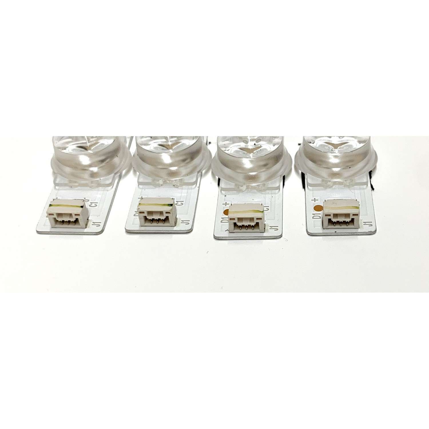 KIT DE LED'S PARA TV TCL (4 PIEZAS) / NUMERO DE PARTE 4C-LB5007-YH / YHE-4C-LB5007-YH03J / TCL-GIC-50D6-3030-4X7-LX20180417 / TCL-GC-50D6-3030-4X7-LX20180417 VER.3 / PANEL LVU500NDEL / V500DJ6-QE1 / MODELOS 50S421 / 50S423 TCAA - Imagen 4