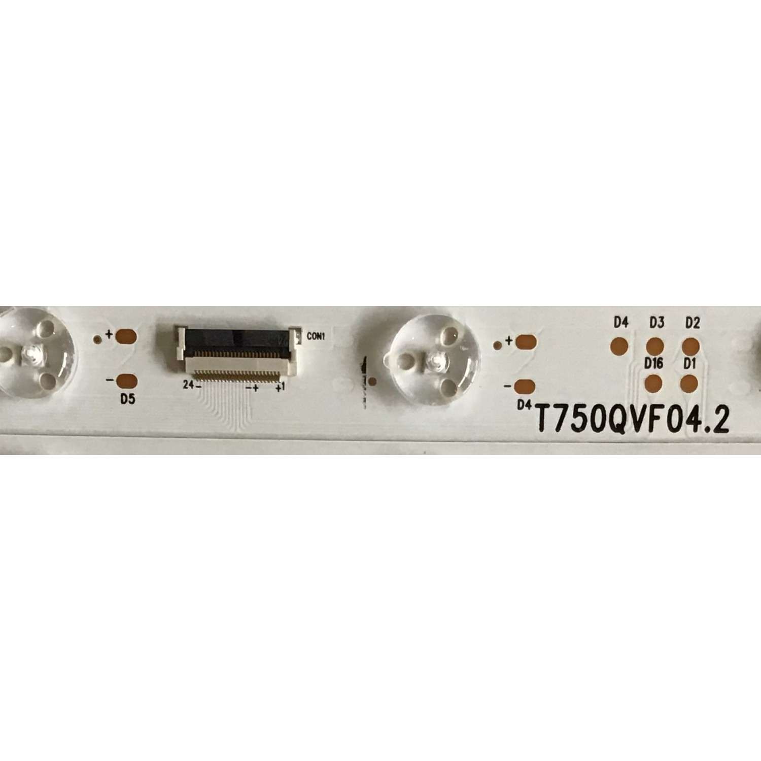 KIT DE LED´S PARA TV VIZIO (30 PIEZAS) / LB75025 V0_00 / MX75T08008 / 4C100C100 /  PANEL T750QVF04.2 / MODELO PX75-G1 / 87 CM. - Imagen 2