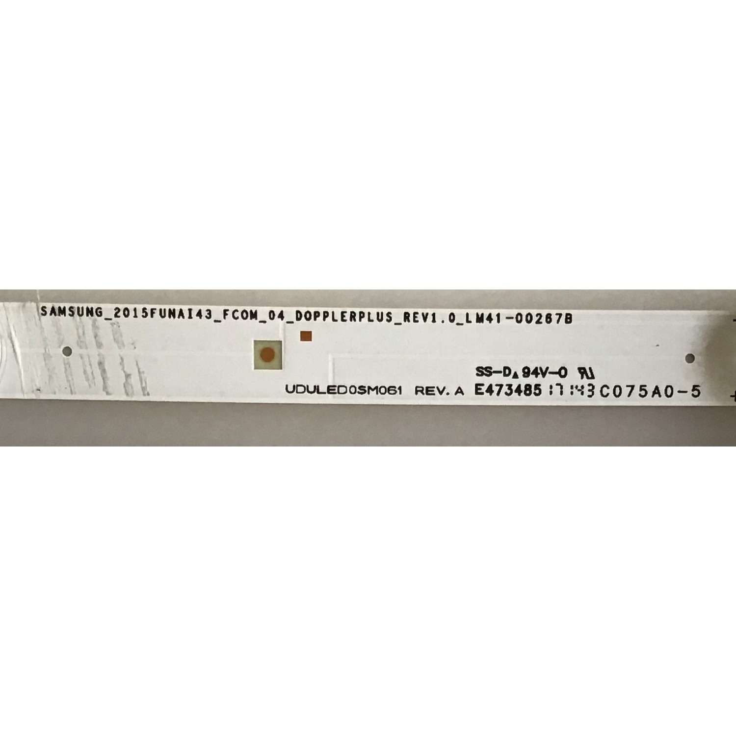 KIT DE LED´S PARA TV SANYO FUNAI (6 PIEZAS) / UDULED0SM061 / LM41-00267B / MODELO FW43D25F - Imagen 2