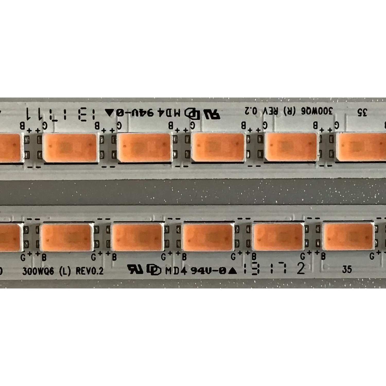 KIT DE LEDS PARA MONITOR HP (2 PIEZAS) / 6916L-1144A / 6916L-1143A / 300WQ6 (L) REV0.2 / 300WQ6 (R) REV0.2 / PANEL LM300WQ6 (SL)(A1) / MODELO Z30I IPS - Imagen 4