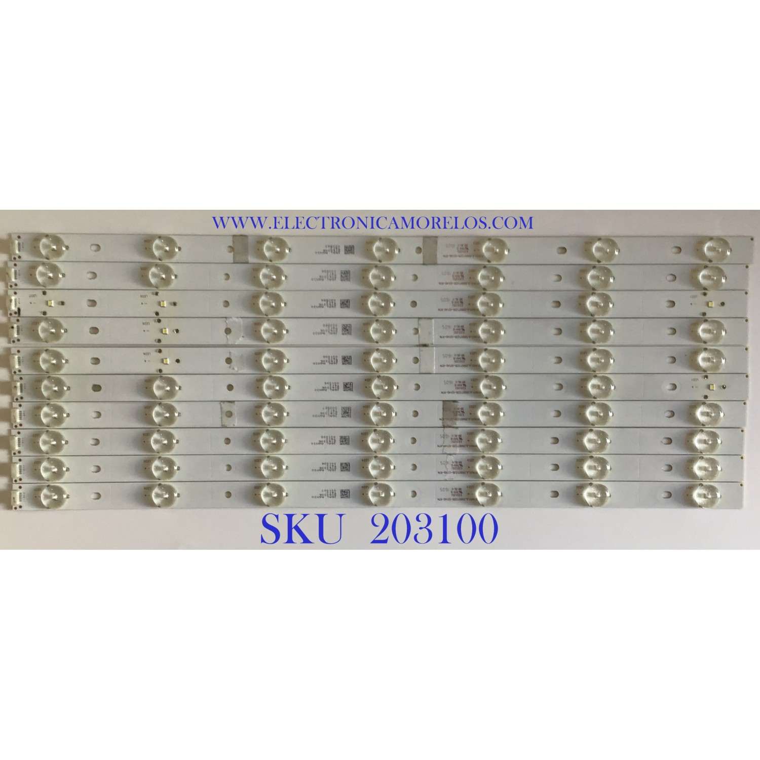 KIT DE LEDS PARA TV RCA / 01.JL.D50071235-031AS-R7N / D160306 / 26AL A4M30 / PANEL T500HVN07.4-12V / MODELO LED50B45RQ 5407