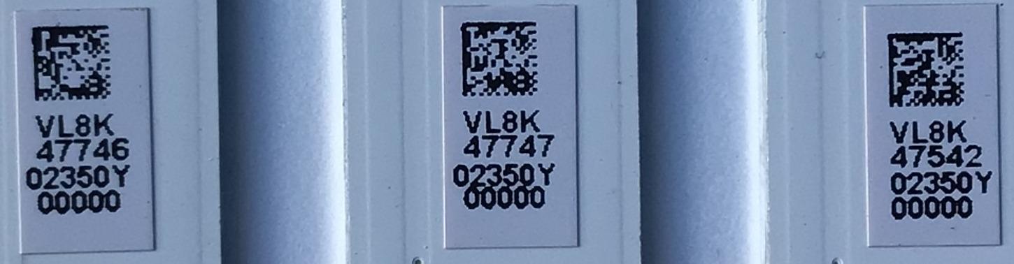 KIT DE LED'S PARA TV SAMSUNG ((3 PIEZAS)) / NUMERO DE PARTE 261501010083 / 30-50-0D23-3X12-966X12.5-200624-1.5 / 30-50-0D23-3X12-966 / E493461 / 2032 / PANEL CY-BT050HGPR1V / DISPLAY CC500PV6D VER.01 / MODELO UN50TU8000 / UN50TU8000FXZA LA09 - Imagen 2
