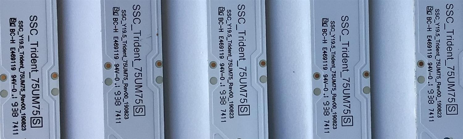 KIT DE LEDS PARA TV LG (5 PIEZAS) / EAV64993101 / SSC_Trident_75UM75_S / SSC_Y19.5_Trident_75UM75_REV00_190823 / E469119 / PANEL NC750DQH-AAHR1 / MODELO 75UN8570AUD - Imagen 3