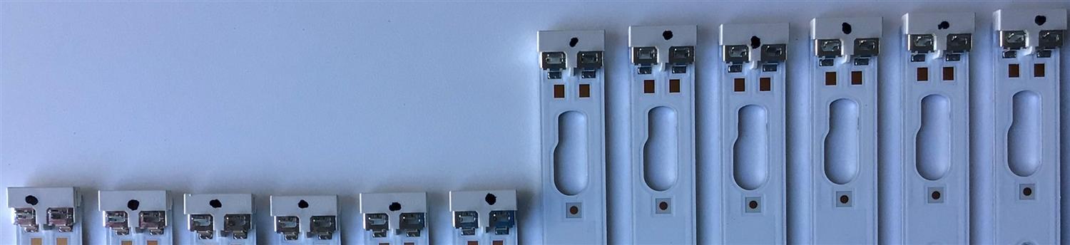 KIT DE LED'S PARA TV SAMSUNG (18 PIEZA) / NUMERO DE PARTE BN96-50455A / BN96-50456A / BN96-50457A / SVC820A09 / R1.0_TCC_100_7PI / LM41-00900A / LM41-00901A / PANEL CY-BT082HGLV3H / MODELOS UN82TU6950FXZA FA01 / UN82TU700D / UN82TU700DFXZA FA01 - Imagen 2