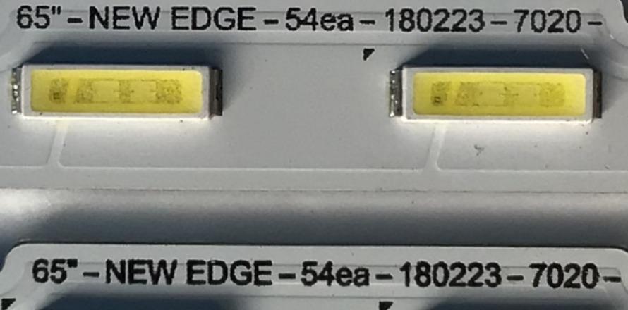 KIT DE LEDS PARA TV SAMSUNG NUEVOS / 2 PZ  ORIGINAL / NUMERO DE PARTE BN96-45635A / 65'' NEW EDGE-54ea-180223-7020 / 65''-NEW EDGE-54ea-180223-7020 / MODELOS UN65RU7300 / UN65NU6070 / UE65NU7170 / UN65RU7100 / UE65NU7102 / UE65NU7140U - Imagen 5