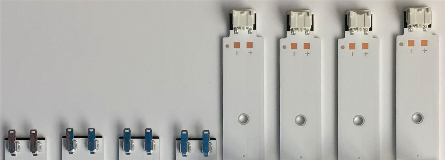 KIT DE LEDS ORIGINAL PARA TV SAMSUNG 8 PIEZAS / NUMERO DE PARTE BN96-50458A / BN96-50459A / V0T7-580SMA-R0 / V0T7-580SMB-R0 / GS-AL2 / PANEL'S CY-BT058HGCV1H / CY-BT058HGPV1H / MODELOS UN58TU700D / UN58TU7000 / UN58TU700DFXZA / UN58TU7000FXZA XC04 - Imagen 2