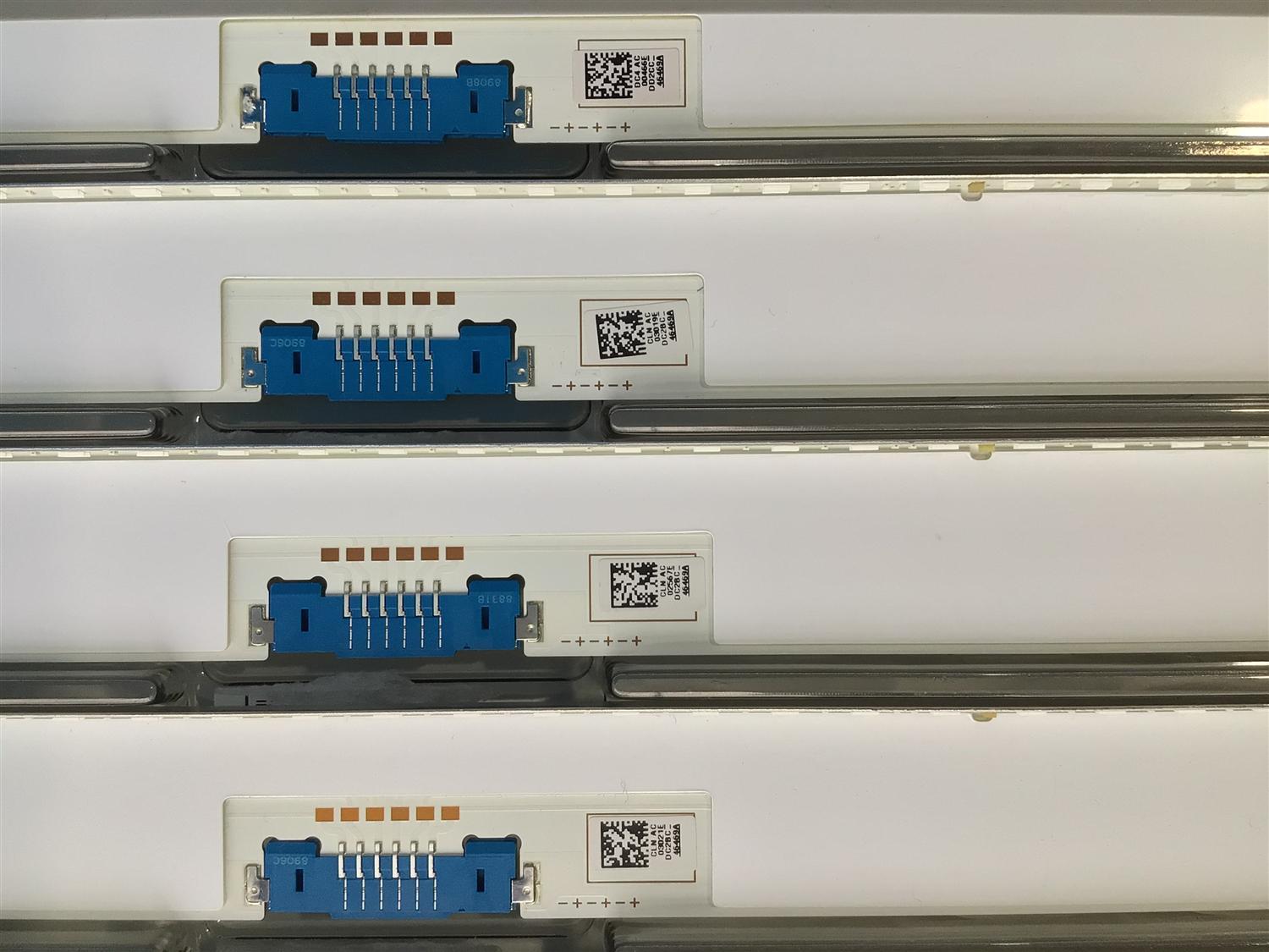 KIT DE LEDS PARA TV SAMSUNG NUEVOS / 4 PZ ORIGINAL / NUMERO DE PARTE BN96-46469A / 46469A / 46-469A / PANEL CY-QN082FLLV2H / MODELOS QN82Q65FNBXZA FA01 / QN82Q6FNAFXZA FA01 - Imagen 3