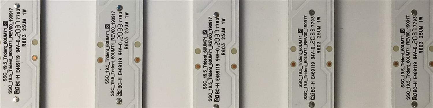 KIT DE LED'S PARA TV LG (5 PIEZAS) / NUMERO DE PARTE EAV64997601 / 190917 / E469119 / PANEL'S NC600DQE-VSHP7 / NC600DQE-VSHP1 / MODELOS 60UN7000PUB.BUSMLKR / 60UM6900PUA.BUSNLOR / BUSNDOR  - Imagen 3