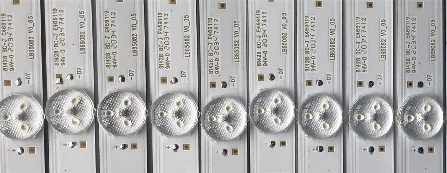 KIT DE LED'S PARA TV SONY (20 PIEZAS) / NUMERO DE PARTE LB65082 / LB65082 V0_05 / E469119 / PANEL YDAF065DNU01 / MODELO XBR-65X950H - Imagen 2