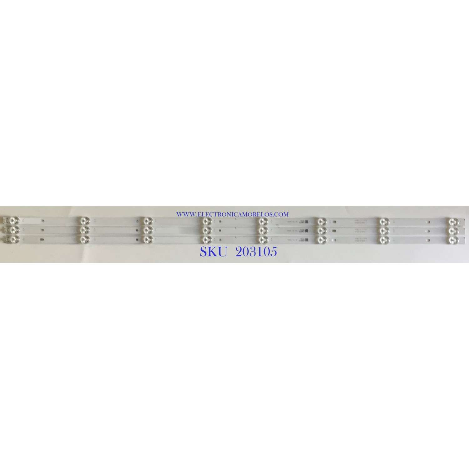 KIT DE LEDS PARA TV ONN / JL.D43081330-083DS-M / 19BH430 / N180510 / 1.61.001.000021 / MODELO 43''