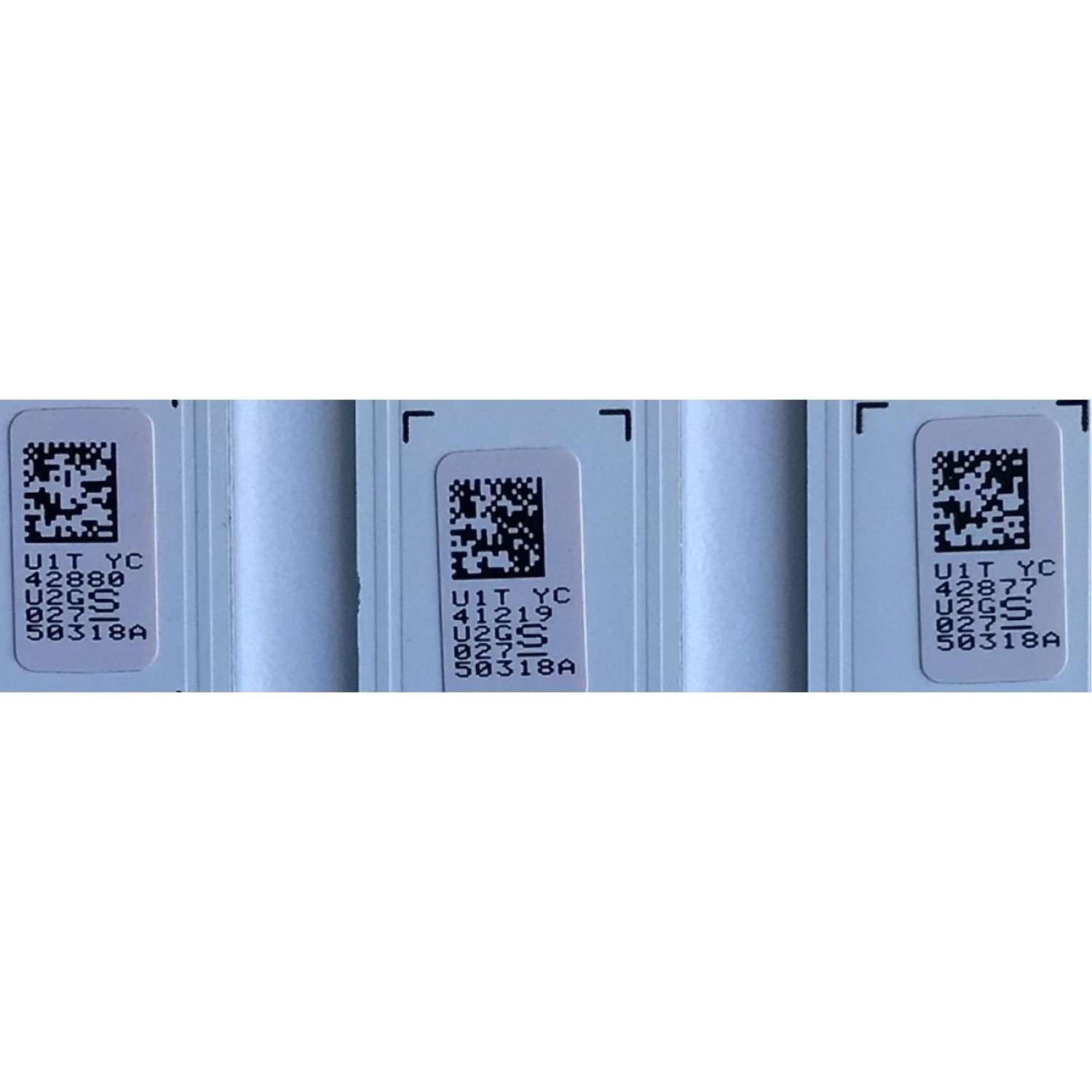 KIT DE LEDS PARA TV SAMSUNG 6 PIEZAS ORIGINALES / NUMERO DE PARTE 50318A / 50317A / LM41-00887A / LM41-00869A / LM41-00888A / LM41-00870A / V0T7-500SMB-R0 / V0T7-500SMA-R0 / PANEL CY-BT050 / MODELOS UN50TU8000FXZA / MAS MODELOS EN DESCRIPCIÓN - Imagen 3