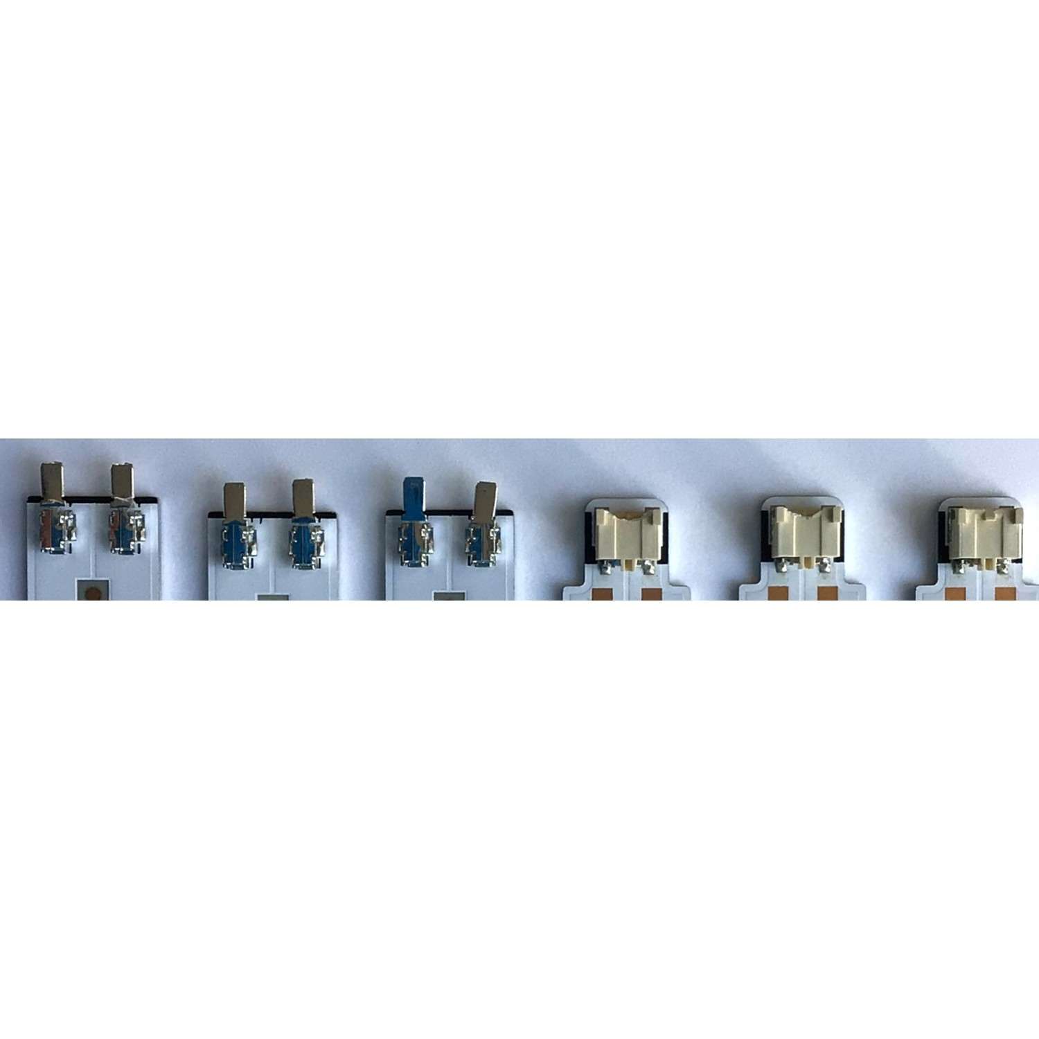 KIT DE LEDS PARA TV SAMSUNG 6 PIEZAS ORIGINALES / NUMERO DE PARTE 50318A / 50317A / LM41-00887A / LM41-00869A / LM41-00888A / LM41-00870A / V0T7-500SMB-R0 / V0T7-500SMA-R0 / PANEL CY-BT050 / MODELOS UN50TU8000FXZA / MAS MODELOS EN DESCRIPCIÓN - Imagen 6