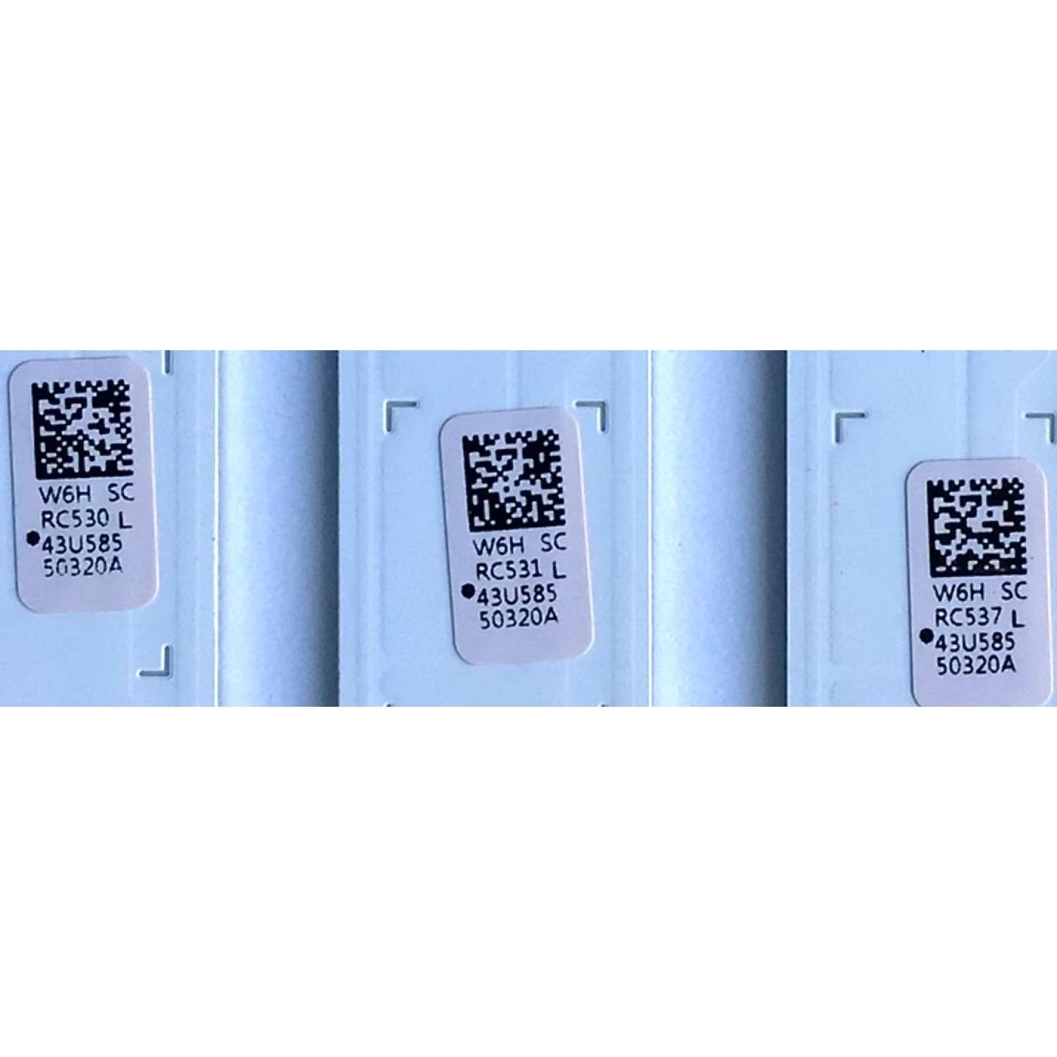 KIT DE LED'S PARA TV SAMSUNG (6 PIEZAS) / BN96-50319A / BN96-50320A / V0T7-430SMA-R0 / V0T7-430SMB-R0 / LM41-00885A / LM41-00886A / R1.0_TBD_100_7Pi / D3_CFM_R5 / D3_CFM_L5 / JL.D430A1330-408AR-M_V02 / MODELOS UN43TU8000 / UN43TU7000 / QN43Q60 - Imagen 2