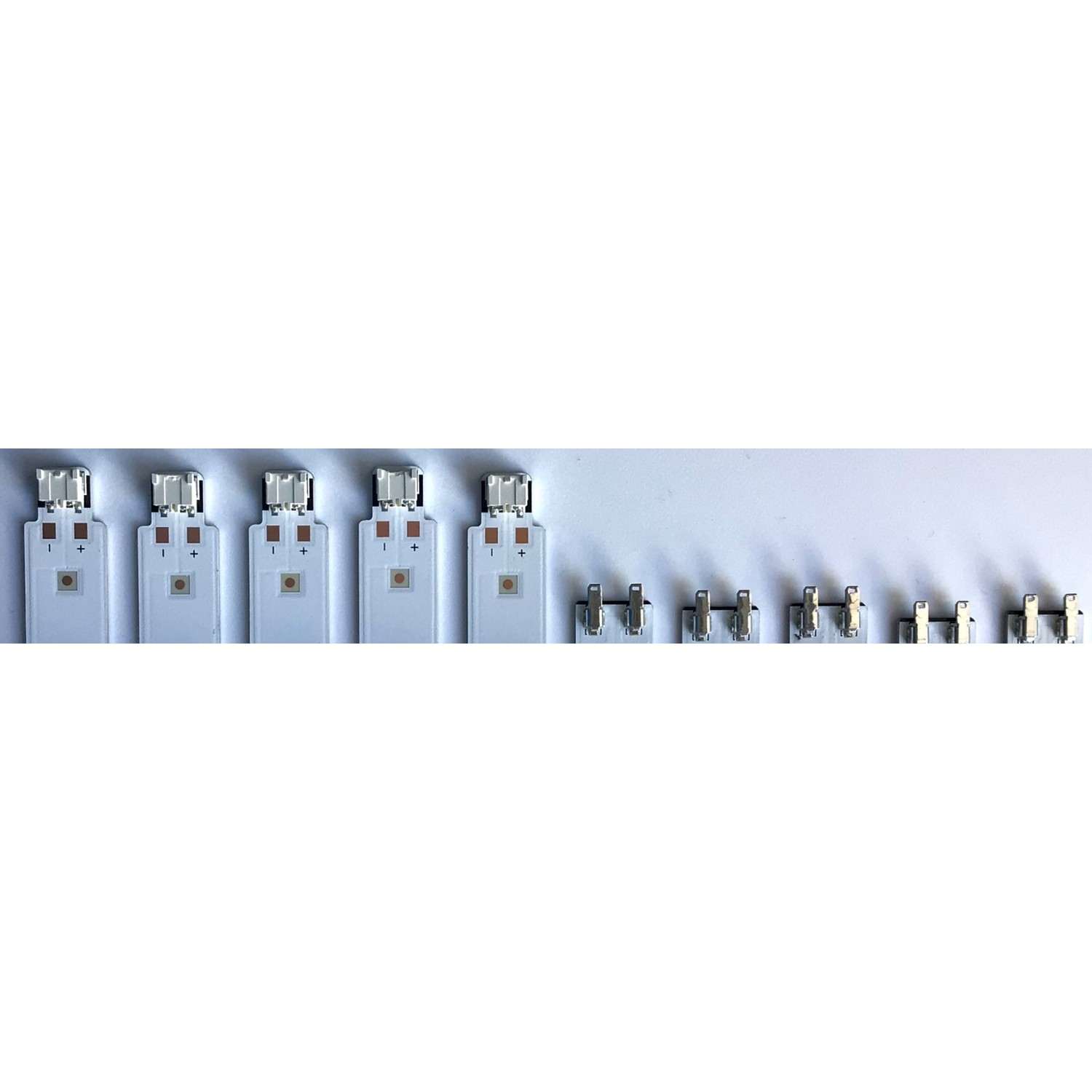 KIT DE LED'S PARA TV SAMSUNG ((10 PIEZAS)) / NUMERO DE PARTE BN96-50313A / BN96-50314A / 50313A / 50314A / SVC650AG6_R / SVC650AG6_L / LM41-00875A / LM41-00876A / MODELOS UN65TU60 / UN65TU80 / UN65TU82 / UN65TU / UN65CU - Imagen 2