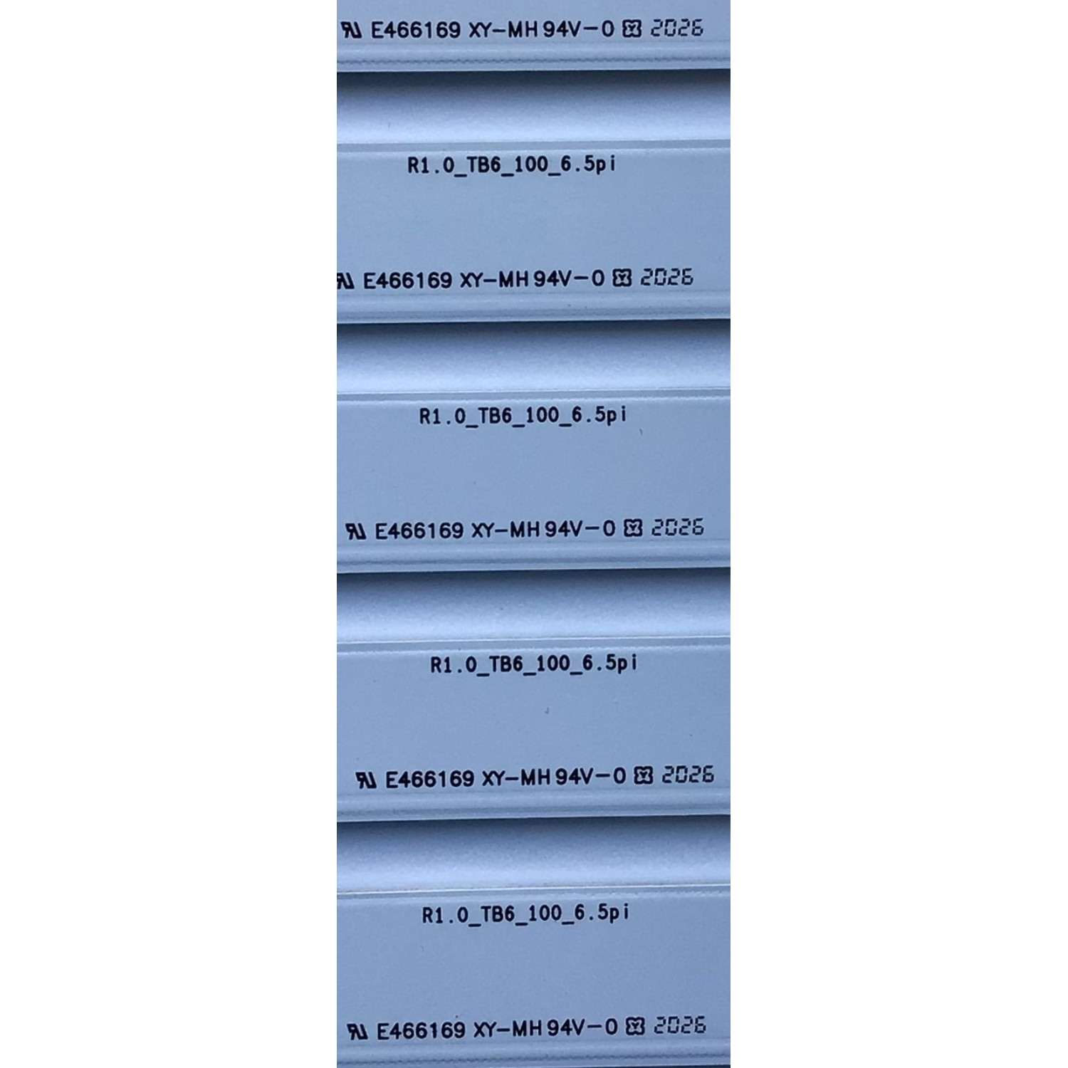 KIT DE LED'S PARA TV SAMSUNG ((10 PIEZAS)) / NUMERO DE PARTE BN96-50313A / BN96-50314A / 50313A / 50314A / SVC650AG6_R / SVC650AG6_L / LM41-00875A / LM41-00876A / MODELOS UN65TU60 / UN65TU80 / UN65TU82 / UN65TU / UN65CU - Imagen 5