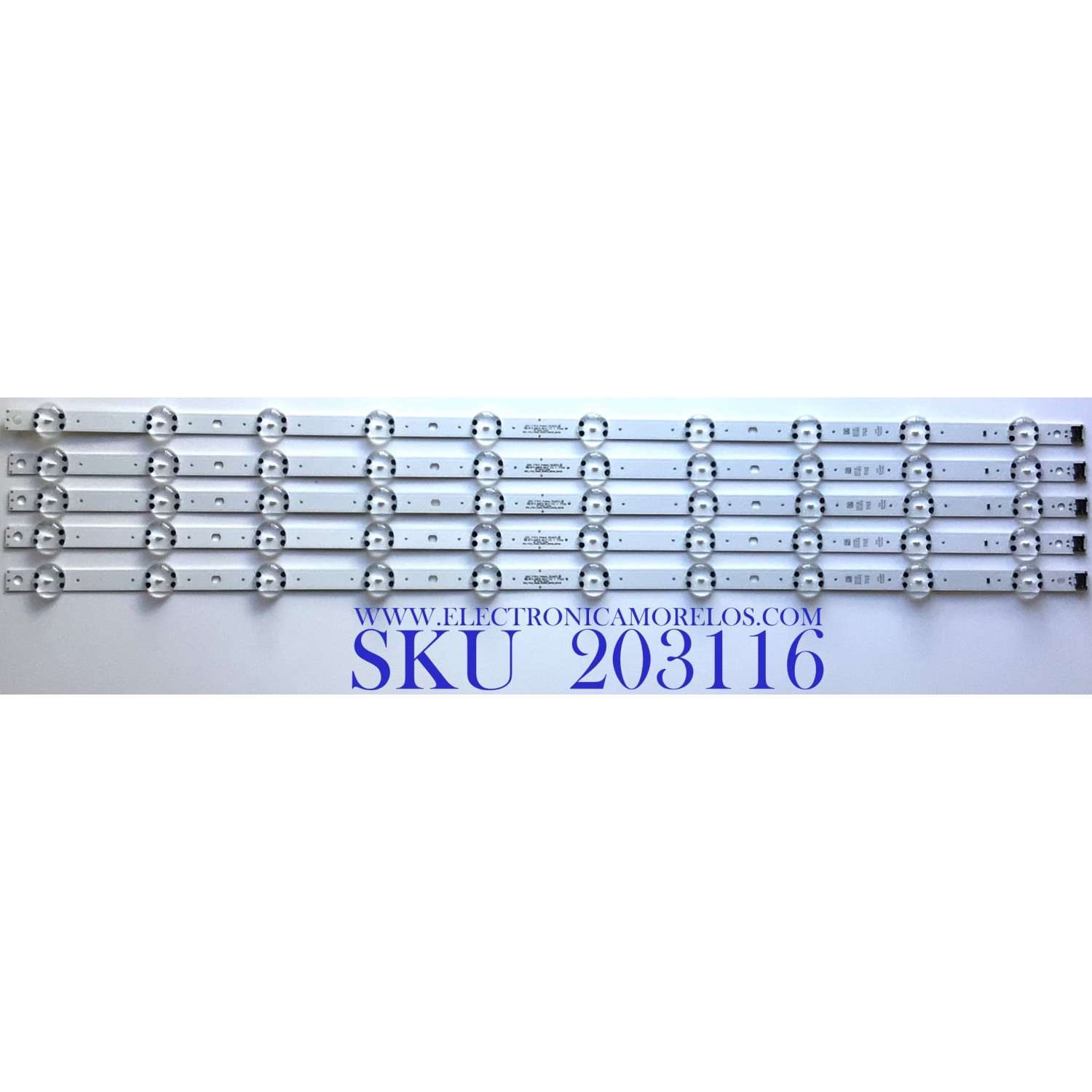 KIT DE LEDS PARA TV LG (5 PIEZAS) / EAV64756301 / SSC_Y19.5_Trident_70UM73_S / SSC_Y19.5_Trident_70UM73_REV00_200102 / PANEL NC700DQE-VSHX1 / MODELO 70UN7070PUA