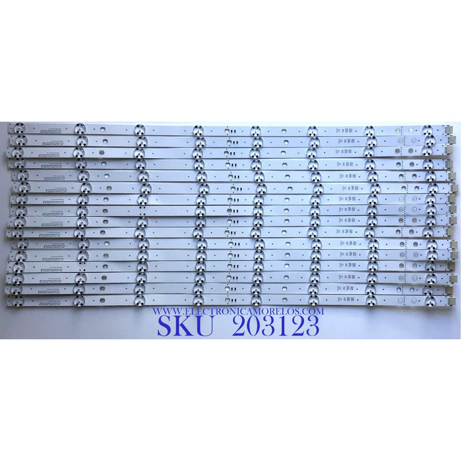 KIT DE LEDS PARA TV LG ORIGINAL 16 PIEZAS / NUMERO DE PARTE EAV64991801 / SSC_Y20_SLIMDRT_65NAN085_S / SSC_Y20_SLIMDRT_65NAN085_REV00 / 65NAN085_S / SSC_Y20_SLIMDRT_EXTENSION_65NAN085_REV00_191024 / PANEL NC650DQB / MODELO 65NANO90UNA / 65NANO91UNA