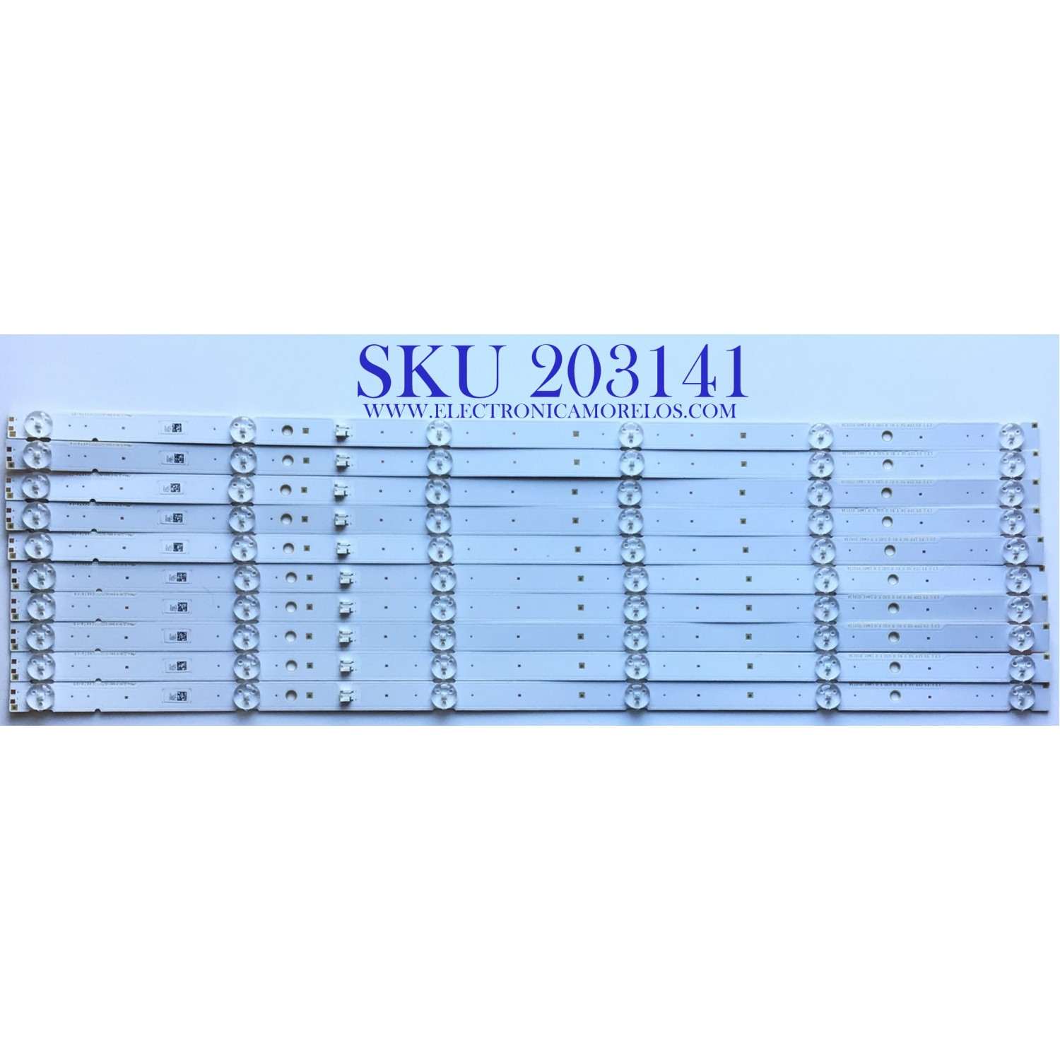 KIT DE LED'S PARA TV SONY (10 PIEZAS) / NUMERO DE PARTE L3_L_E5_CFP_S6_1_R1.0U3Q_1.0_LM41_01013A / U7L031 / U7L022 / C467A-01 / PANEL YSAF055CNS01 / MODELO KD-55X75CH / KD55X75CH