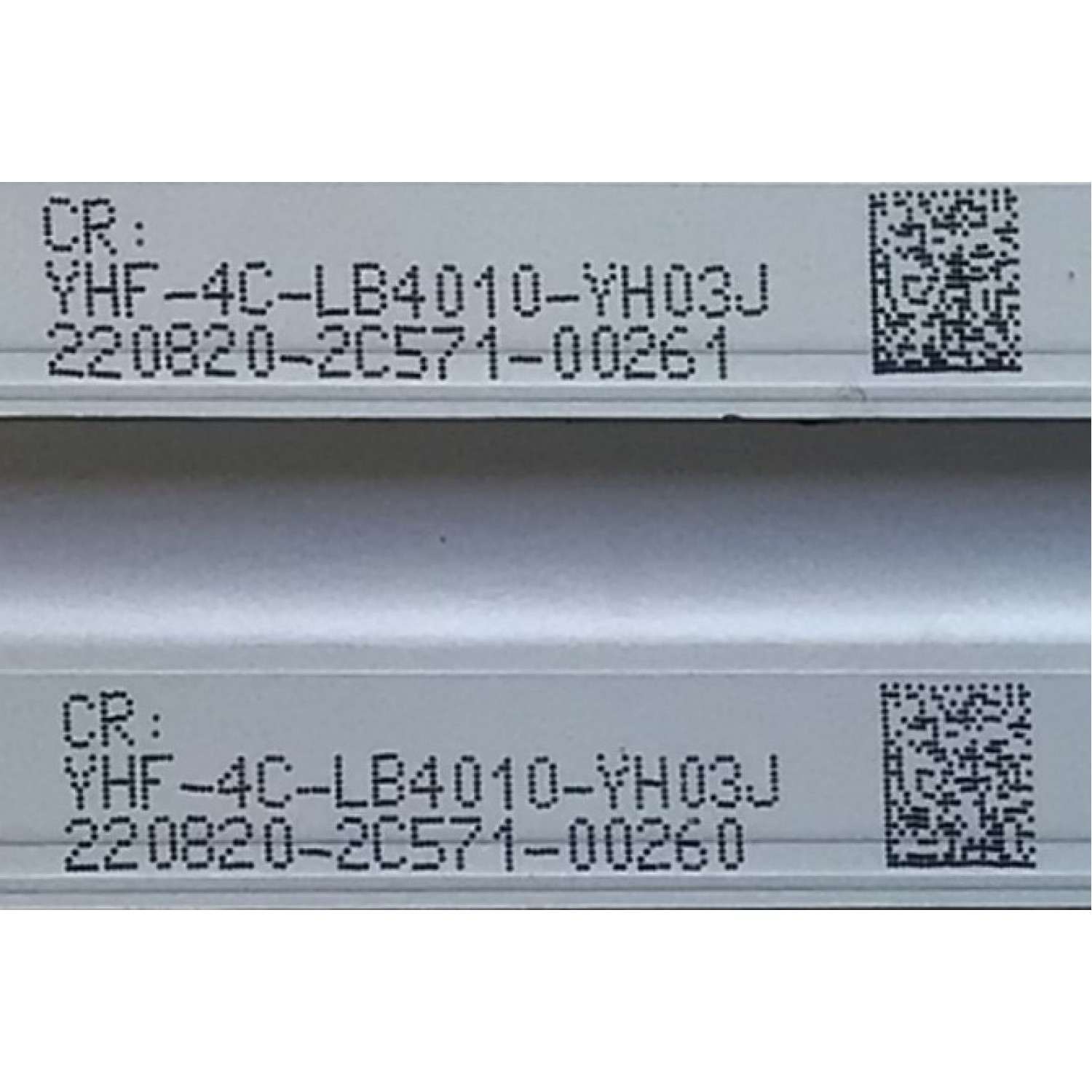 KIT DE LED'S PARA TV TCL ((2 PIEZAS)) / NUMERO DE PARTE TCL-GIC-40D6-2X10-3030 / TCL-GIC-40D6-2X10-3030-10EA-LX20180417 / 4C-LB4010-YH / PANEL LVF395NDEL MD9W06 / MODELOS 40S325 / 40S325LAAA / 40S325LACA / 40S325TACA / 40S325MACA / 40S330 / 40FE5606 - Imagen 2