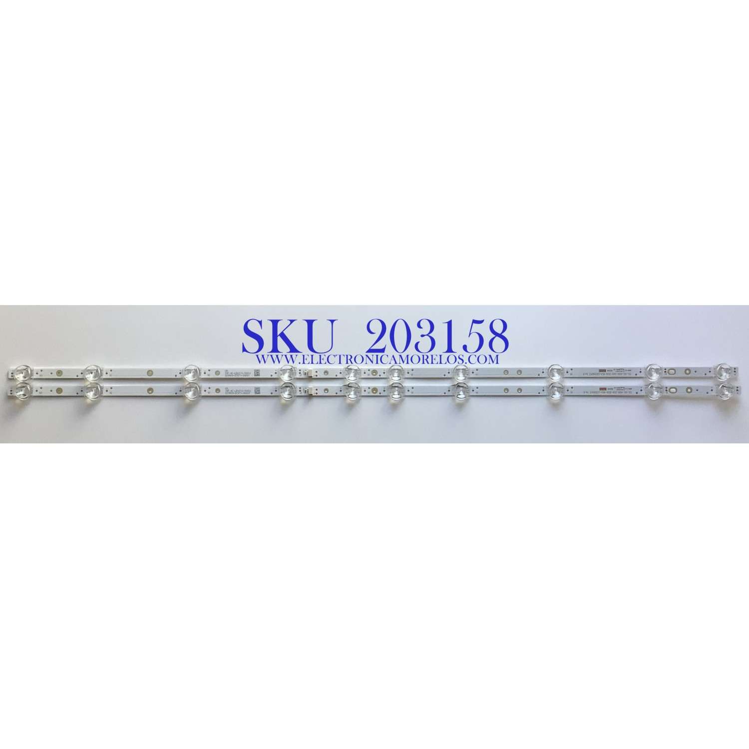 KIT DE LED'S PARA TV TCL ((2 PIEZAS)) / NUMERO DE PARTE TCL-GIC-40D6-2X10-3030 / TCL-GIC-40D6-2X10-3030-10EA-LX20180417 / 4C-LB4010-YH / PANEL LVF395NDEL MD9W06 / MODELOS 40S325 / 40S325LAAA / 40S325LACA / 40S325TACA / 40S325MACA / 40S330 / 40FE5606