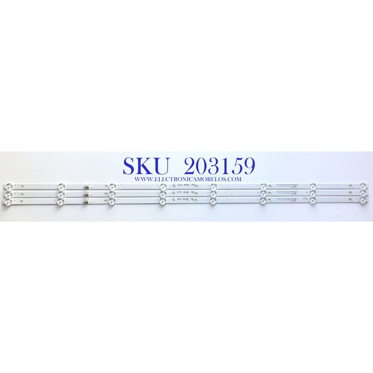 KIT DE LED'S PARA TV (3 PIEZAS) / NUMERO DE PARTE 303AK430037 / AHKK43D08-ZC22AG-08 / YS-L  E469119  94V-0 / PANEL LC430EGY (SK)(M3) / MODELO 43"