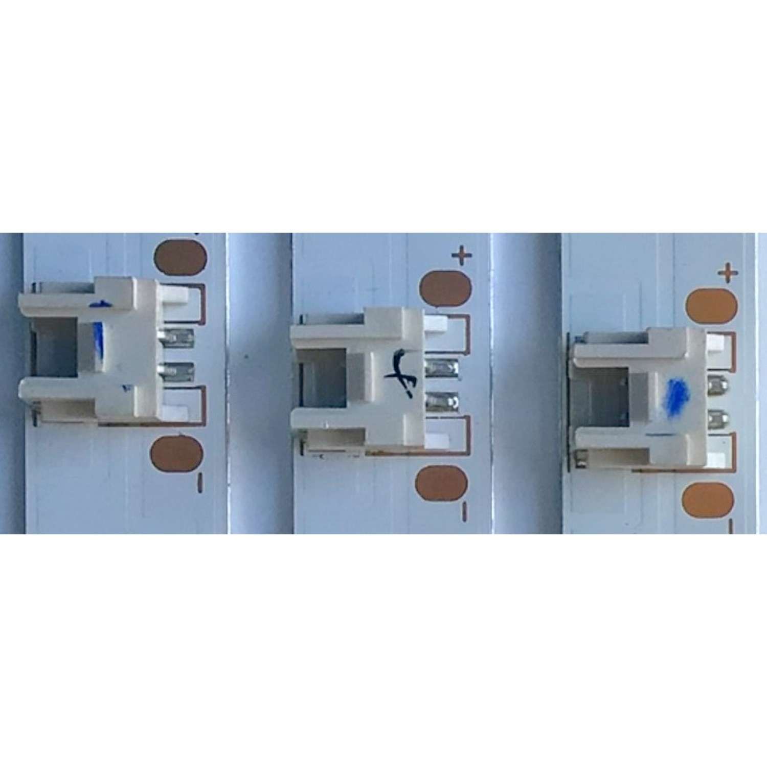 KIT DE LED'S PARA TV POLAROID (3 PIEZAS) / NUMERO DE PARTE  DLED43KJAH  3X8 / BPM2V0 / E177671B/PEC / 21006313 / M208/A4/H / PANEL LC430EGY (SK)(M3) / MODELO PTV43174KILED - Imagen 4