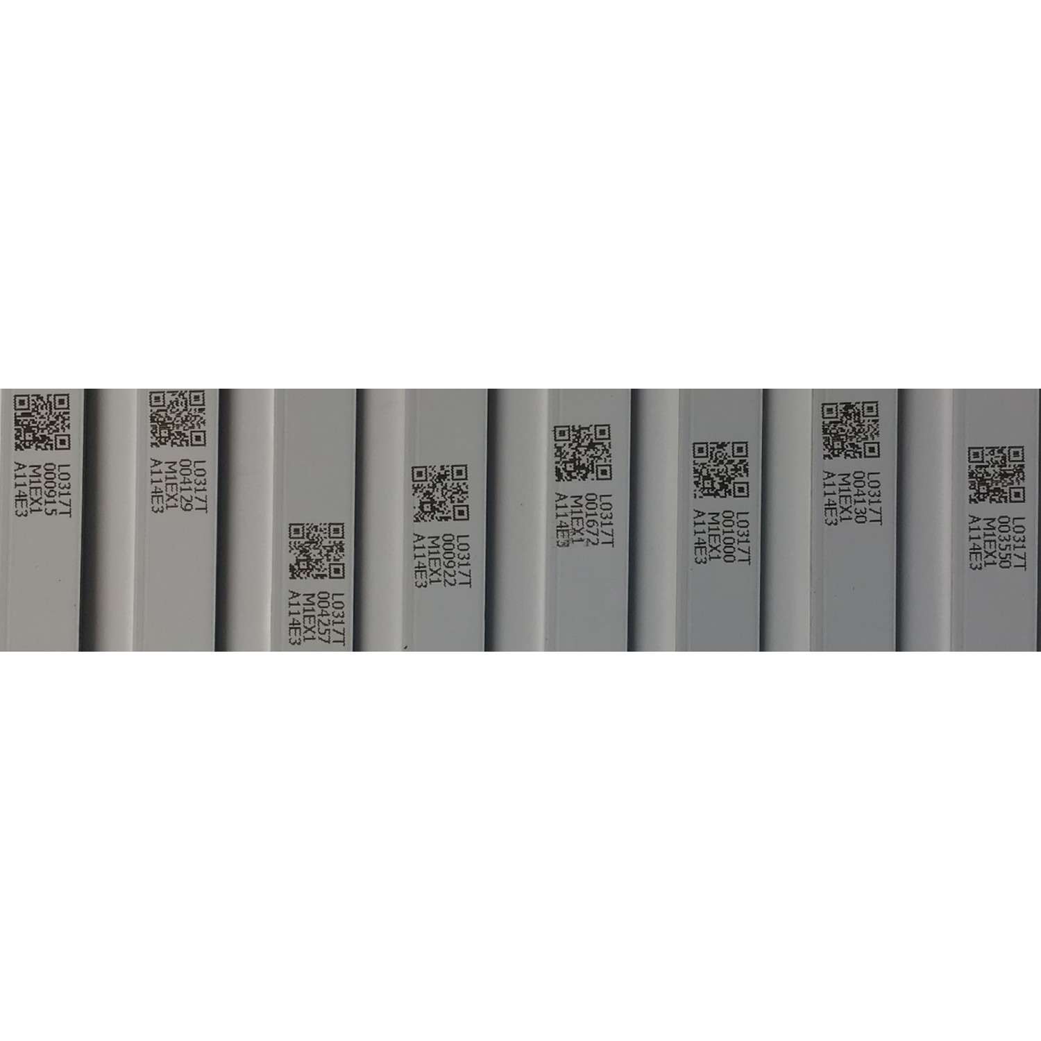 KIT DE LED'S PARA TV TOSHIBA (8 PIEZAS) / NUMERO DE PARTE  SVK430AF1_WICOP_REV05_4LED_20190306 / A114E3 / E78030 / 3784-0A / L0317T / M1EX1 / PANEL K430WDRD / MODELO TF-43A810U21 - Imagen 4