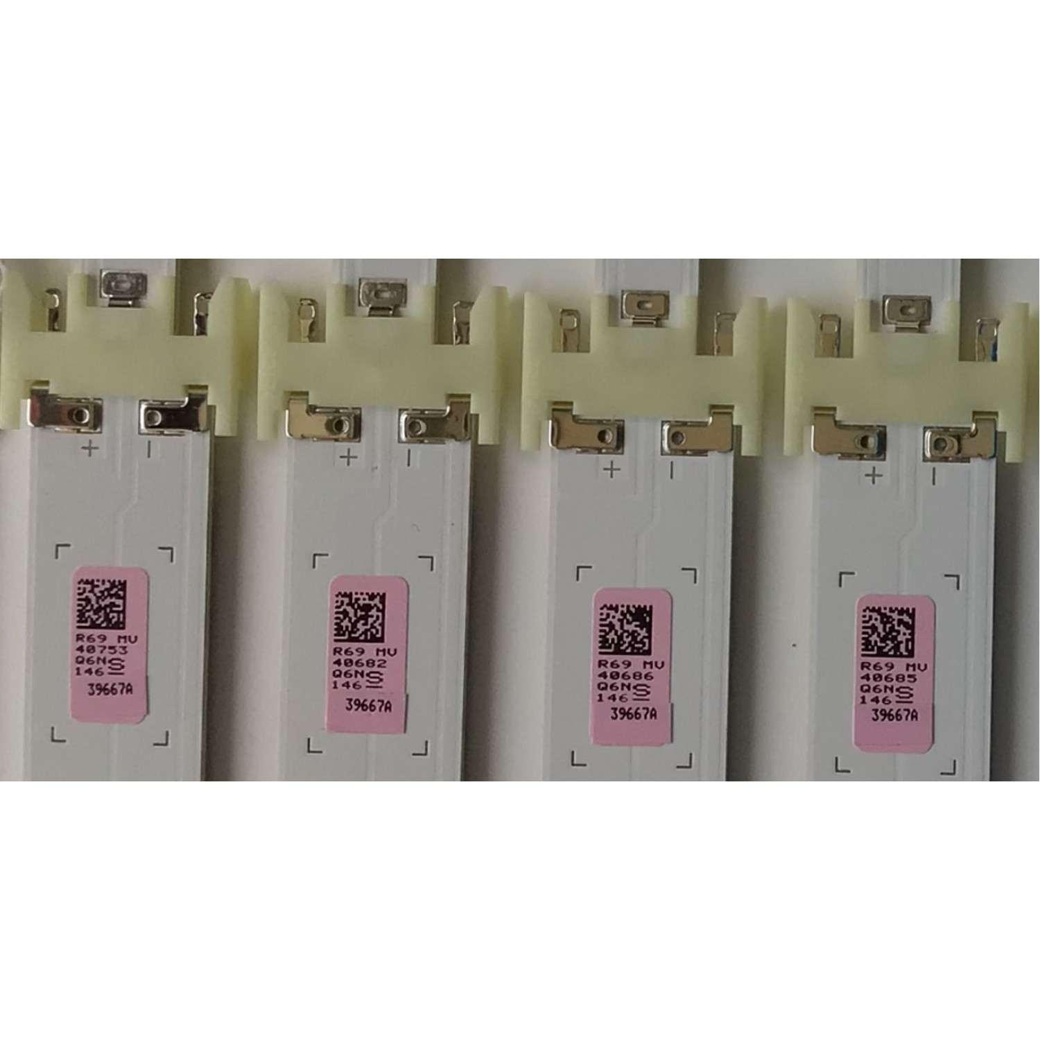 KIT DE LEDS PARA TV SAMSUNG NUEVOS / 16 PZ ORIGINAL / BN96-39667A / BN96-39668A / 39667A / 39668A / S_5U75_65_FL_R6_REV1.4_150514_LM41-00121E / S_5U75_65_FL_L8_REV1.4_150514_LM41-00121F / PANEL'S CY-GK065HGNVCH / CY-GK065HGNVEH / MODELO / UN65KU6300 - Imagen 4