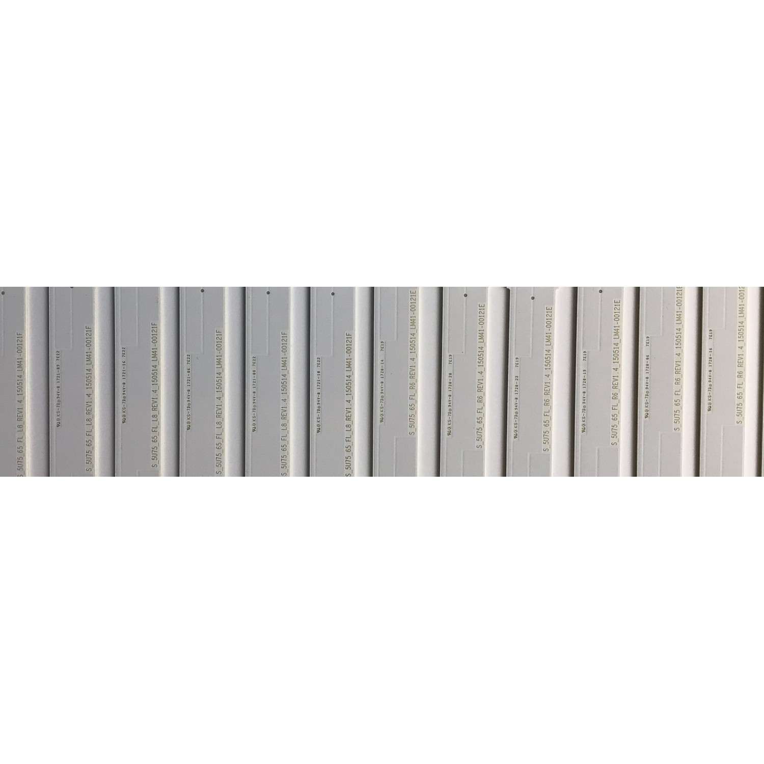 KIT DE LEDS PARA TV SAMSUNG NUEVOS / 16 PZ ORIGINAL / BN96-39667A / BN96-39668A / 39667A / 39668A / S_5U75_65_FL_R6_REV1.4_150514_LM41-00121E / S_5U75_65_FL_L8_REV1.4_150514_LM41-00121F / PANEL'S CY-GK065HGNVCH / CY-GK065HGNVEH / MODELO / UN65KU6300 - Imagen 2
