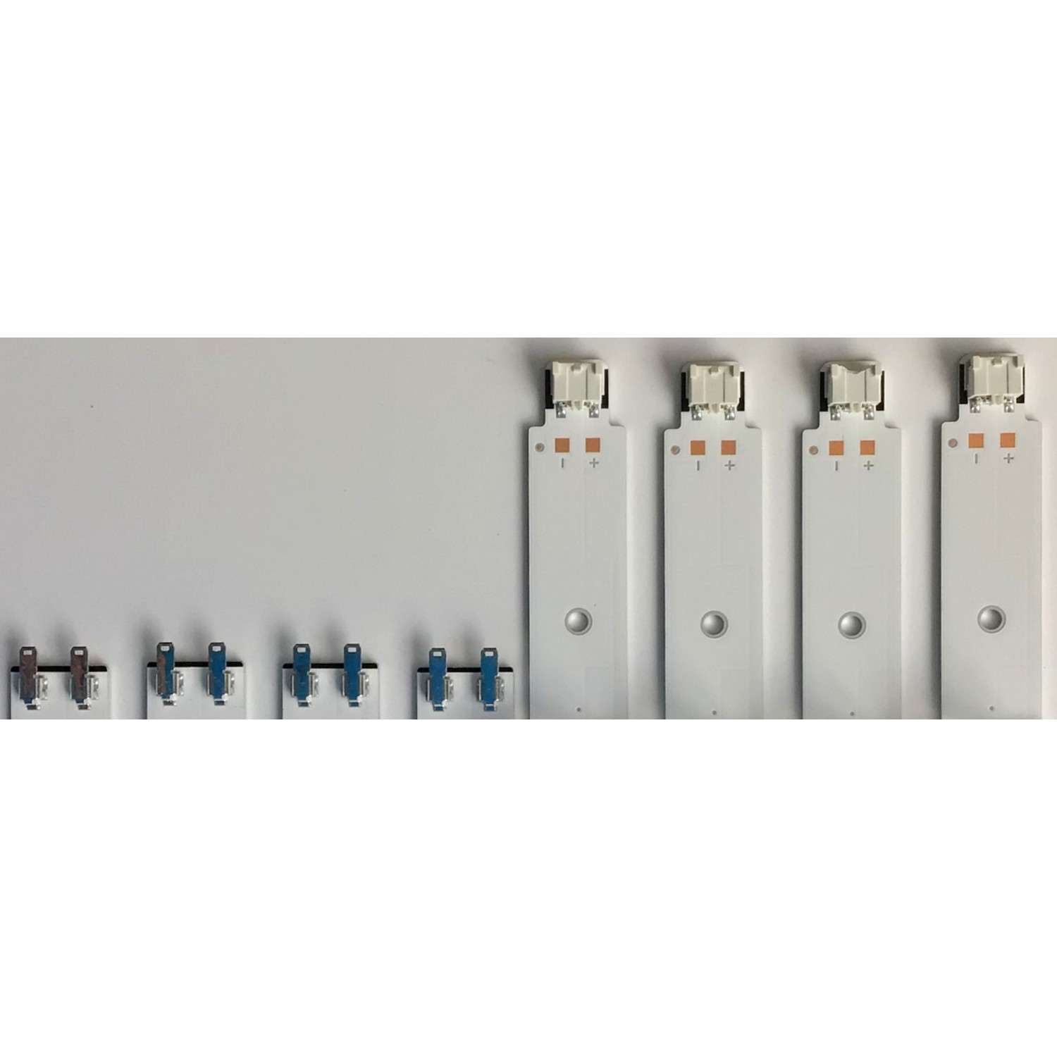 KIT DE LEDS ORIGINAL PARA TV SAMSUNG 8 PIEZAS / NUMERO DE PARTE BN96-50458A / BN96-50459A / V0T7-580SMA-R0 / V0T7-580SMB-R0 / GS-AL2 / PANEL'S CY-BT058HGCV1H / CY-BT058HGPV1H / MODELOS UN58TU700D / UN58TU7000 / UN58TU700DFXZA / UN58TU7000FXZA XC04 - Imagen 2