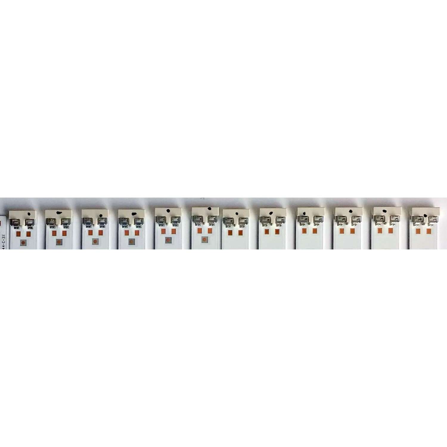 KIT DE LEDS ORIGINAL PARA TV SAMSUNG 18 PIEZAS / BN96-50310A / BN96-50311A / BN96-50312A / R1.1_U5E_100_7.4Pi / L1_TU7K / LM41--00881A / PANEL'S CY-BT075HGLV4H / CY-BT075HGLV3H / CY-BT075HGEV1H MODELOS UN75TU8000FXZA / UN75TU7000FXZA / LH75QETEPGCXZA - Imagen 2