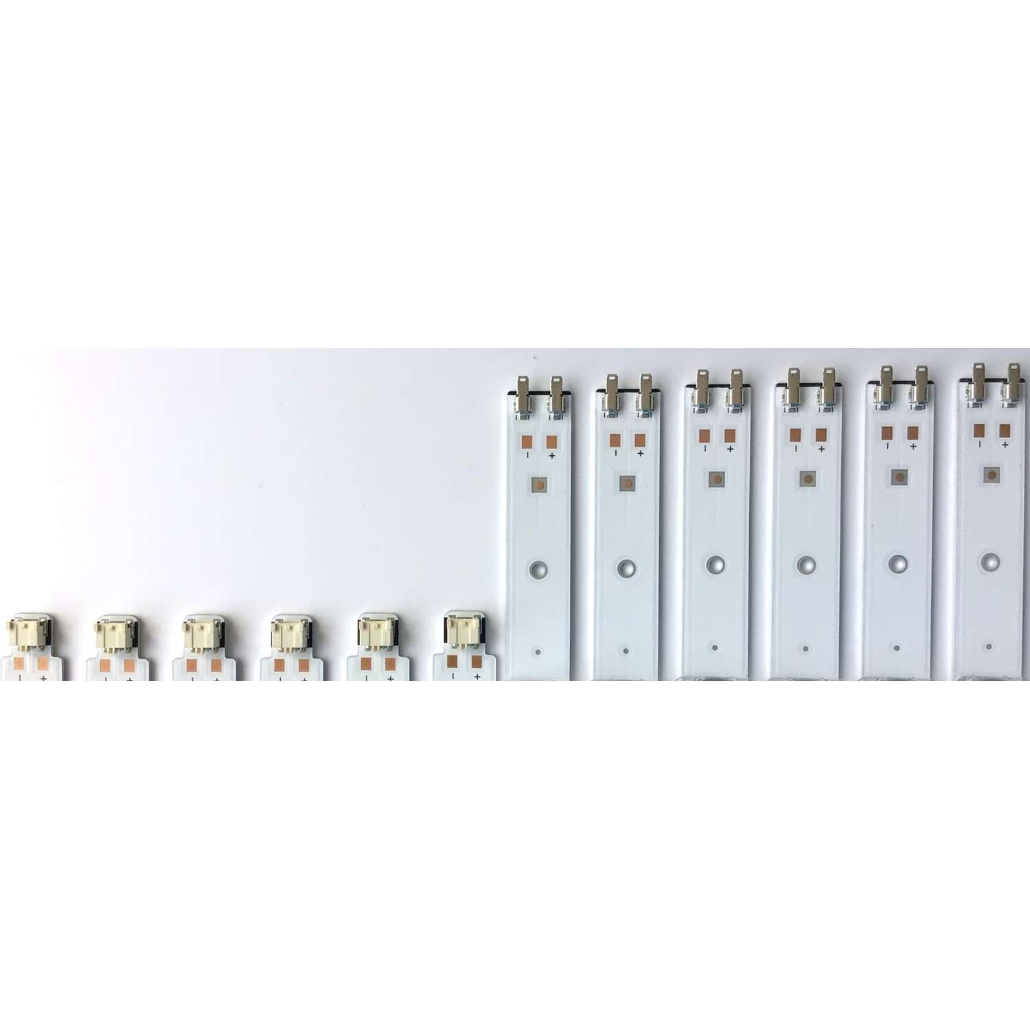 KIT DE LEDS ORIGINAL PARA TV SAMSUNG 18 PIEZAS / BN96-50310A / BN96-50311A / BN96-50312A / R1.1_U5E_100_7.4Pi / L1_TU7K / LM41--00881A / PANEL'S CY-BT075HGLV4H / CY-BT075HGLV3H / CY-BT075HGEV1H MODELOS UN75TU8000FXZA / UN75TU7000FXZA / LH75QETEPGCXZA - Imagen 5