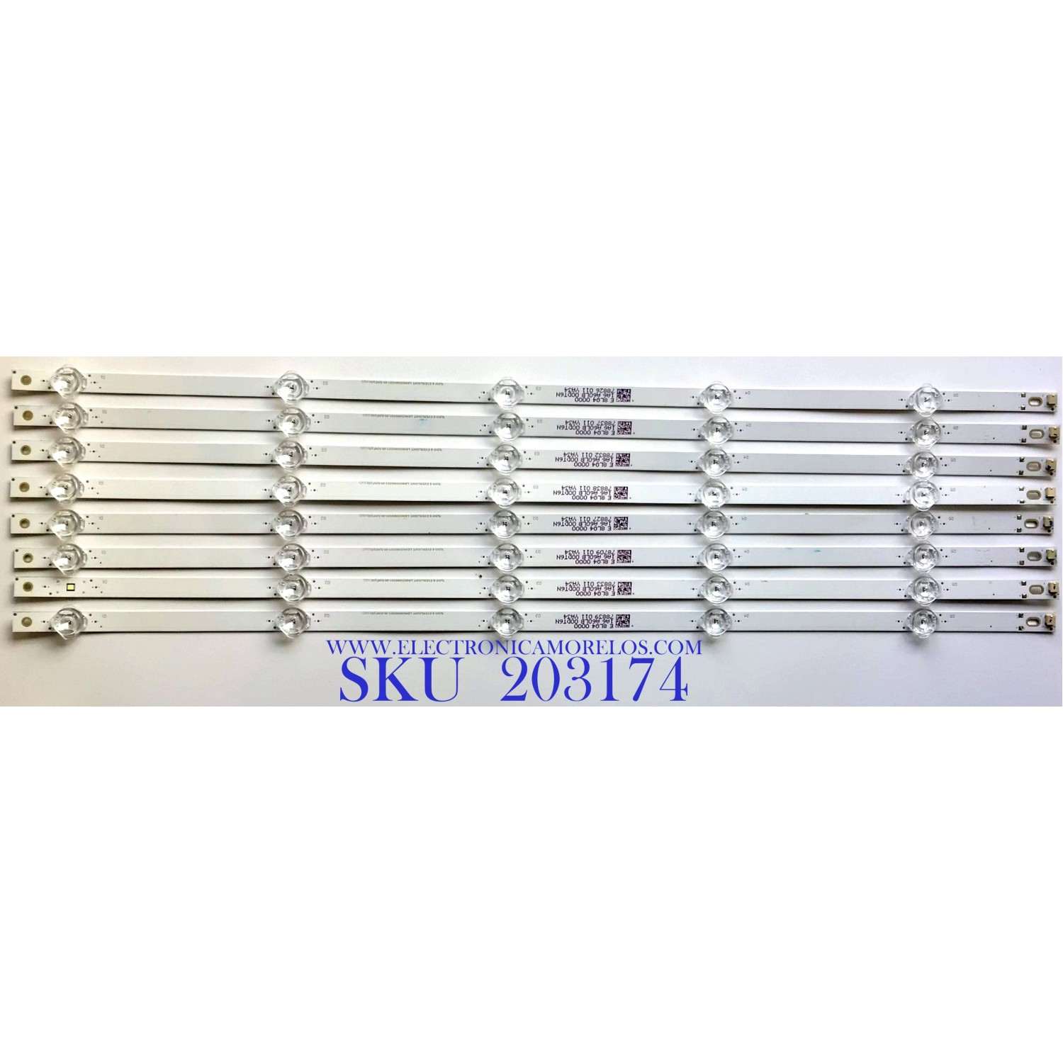 KIT DE LED'S PARA TV VIZIO (8 PIEZAS) / NUMERO DE PARTE LBM650M0501-IH-5 / LBM650M0501-IH-5(HF)(0) / LBM650M0501-IH-5(HF)(O) / 1A6 A60LB 00DT6N / E 8LQ4 0000 / PANEL V650DJ4-D03 / MODELO V655-H19 / V655-H19  LINIZCNW         