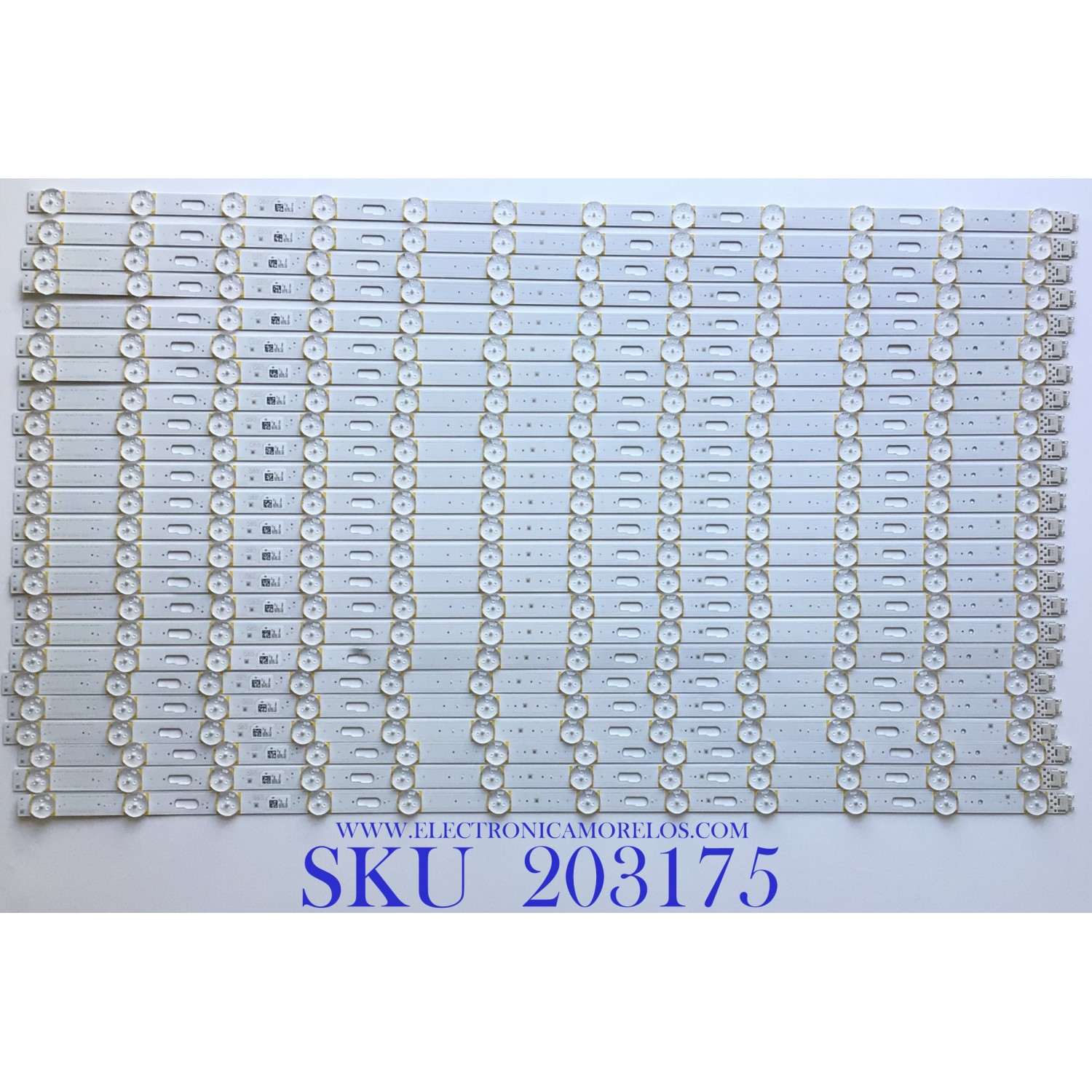 KIT DE LED'S PARA TV SAMSUNG (24 PIEZAS) / NUMERO DE PARTE BN96-50375A / L1_Q80T_FAM_S3(4)_R1.0_TAB_100 / LM41-00967A / V0Q8-650SM-R0 / PANEL CY-TT065FMLV4H / MODELOS QN65Q80TAFXZA FB04 / AB03 / QN65Q8DTAFXZA AB02 / FB03