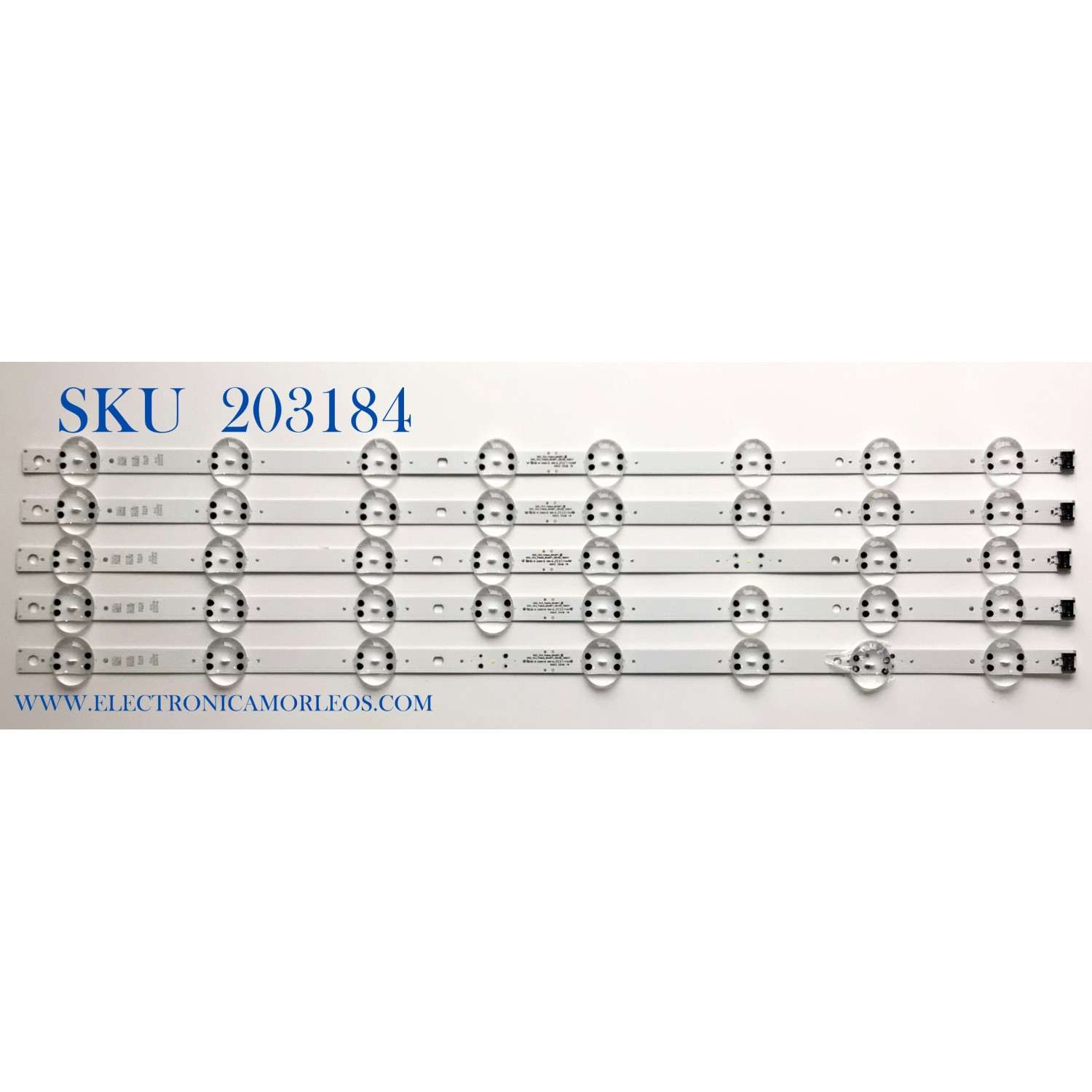KIT DE LED'S PARA TV LG (5 PIEZAS) / NUMERO DE PARTE EAV64997601 / 190917 / E469119 / PANEL'S NC600DQE-VSHP7 / NC600DQE-VSHP1 / MODELOS 60UN7000PUB.BUSMLKR / 60UM6900PUA.BUSNLOR / BUSNDOR 