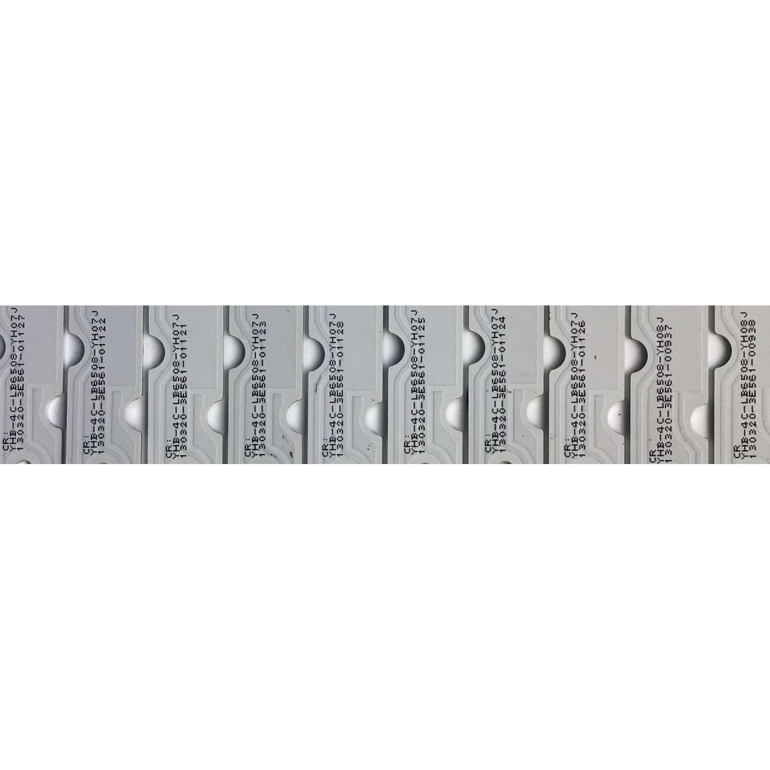 KIT DE LED'S PARA TV TCL (10 PIEZAS) / NUMERO DE PARTE TCL-65D8-3030-8X8EA / TCL-65D8-3030-8X8EA-A-LX20190328.VER.2 / 4C-LB6508-YH / PANEL LVU650NEBL CD9W10 / MODELOS 65S525 / 65S4 - Imagen 3