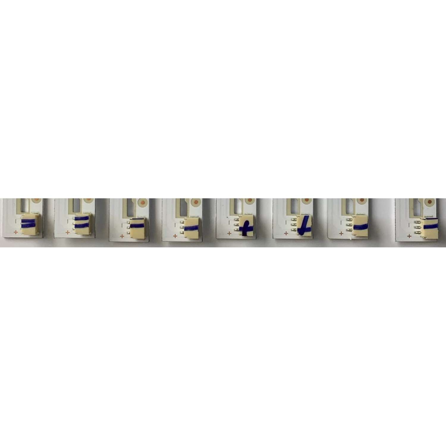 KIT DE LED'S PARA TV TOSHIBA (8 PIEZAS) / NUMERO DE PARTE 4708-K55WDC-A4113N01 / K550WDC1 A4  / 471R1P62 / E466169 / PANEL K550WDCRA-UK350A7 / MODELO 55LF621U21 - Imagen 2
