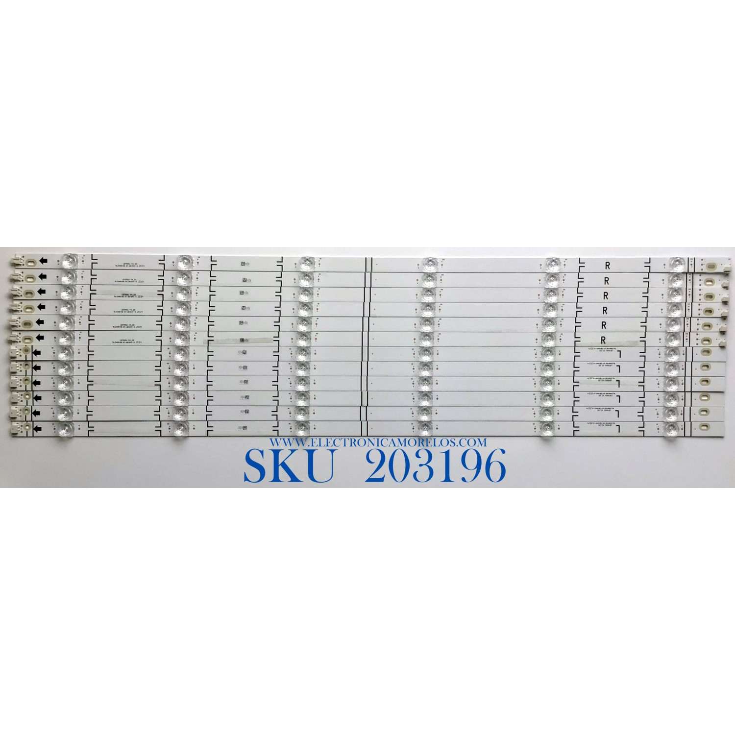 KIT DE LED'S PARA TV VIZIO (12 PIEZAS) / NUMERO DE PARTE LB7000J / LB7000J V3 05 / LB7000J V4 05 / E466169 / PANEL SD700DUS-5 / SD700DUA-5 / SD700DUS-5 / MODELO V705-H13 / V705-H3