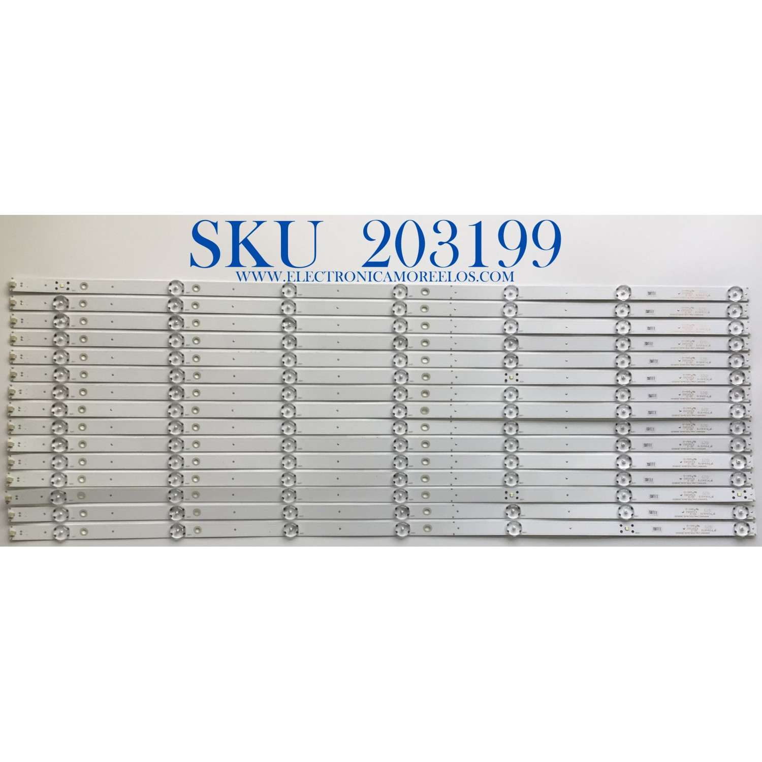 KIT DE LED'S PARA TV SONY (15 PIEZAS) / NUMERO DE PARTE SVA700A17 / SVA700A17_14MM_7LED_REV01_20180103 / PC64979 / PC64979B / SVA700A17 14MM 7LED REV02 180227 / E320262 / PANEL YD8S010CNX01 / MODELO  XBR-70X830F