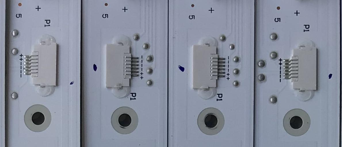 KIT DE LED'S PARA TV TCL (14 PIEZAS) / NUMERO DE PARTE 65HR330M08 / 65HR330M08A3  V3 / 65HR330M08B3  V3 / 65HR330M08C3  V3 / 4C-LB6508-HR / PANEL LVU650NDJL CDW00 V1 / MODELO 65S535 - Imagen 2