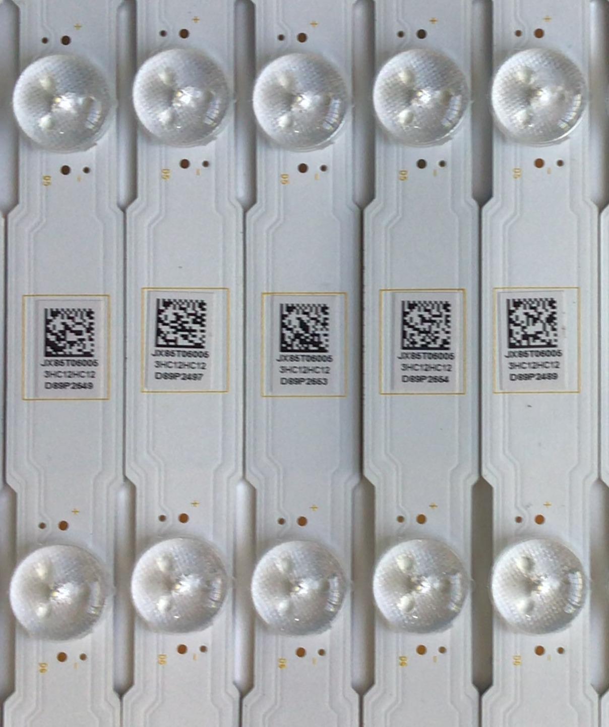 KIT DE LED'S PARA TV SAMSUNG (26 PIEZAS) / NUMERO DE PARTE LB85005 / LB85005 V1 03 / LB85005 V0 02 / 3HC12HC12 / JX85T06005 / PANEL T850QVF03.0 / T850QVF03.1 / MODELO XBR-85X900F / XBR85X900F   - Imagen 4