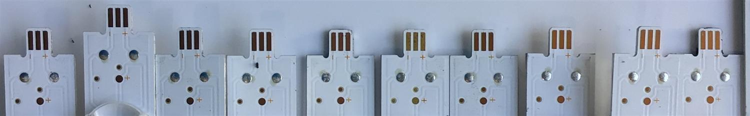 KIT DE LED'S PARA TV VIZIO (20 PIEZAS) / NUMERO DE PARTE LB5514N / LB5514N V0_00 / LB5514N V1_00 / 300F3000003M / 210BZ12DLB339CM03L / 210BZ06DRB339CM03L / PANEL TPT550U1-QVN05.U REV:S5DB1J / MODELOS M55Q7-H1 / M55Q7-H1 LTCWZXKW    - Imagen 5